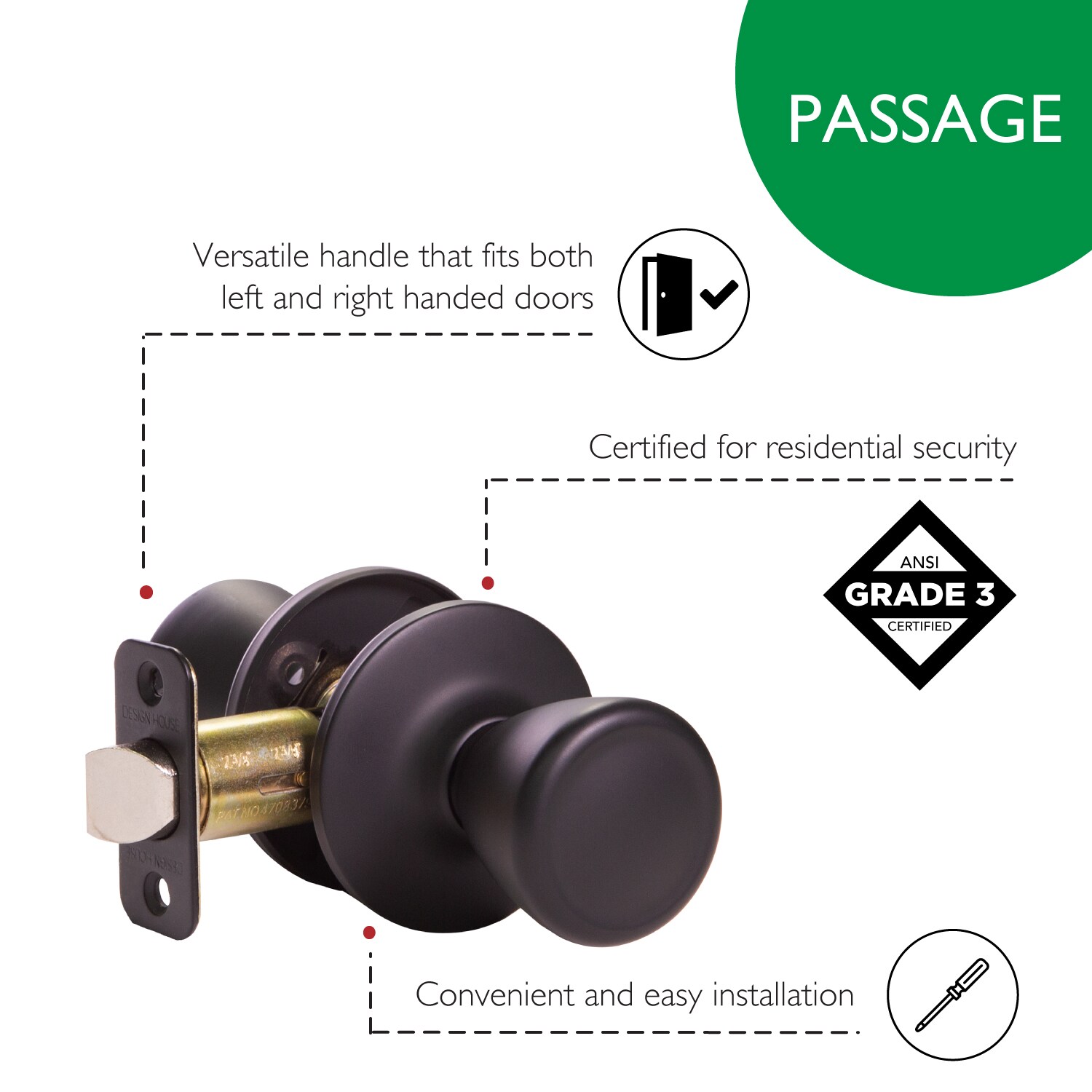 Design House 779256 Door-Knobs - View #7