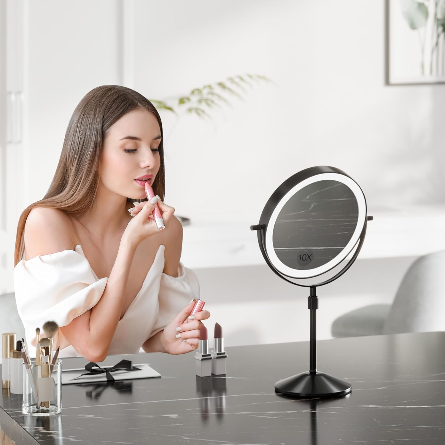 Qeetex DHZ-PBC-3336VY8W Makeup-Mirrors - View #7