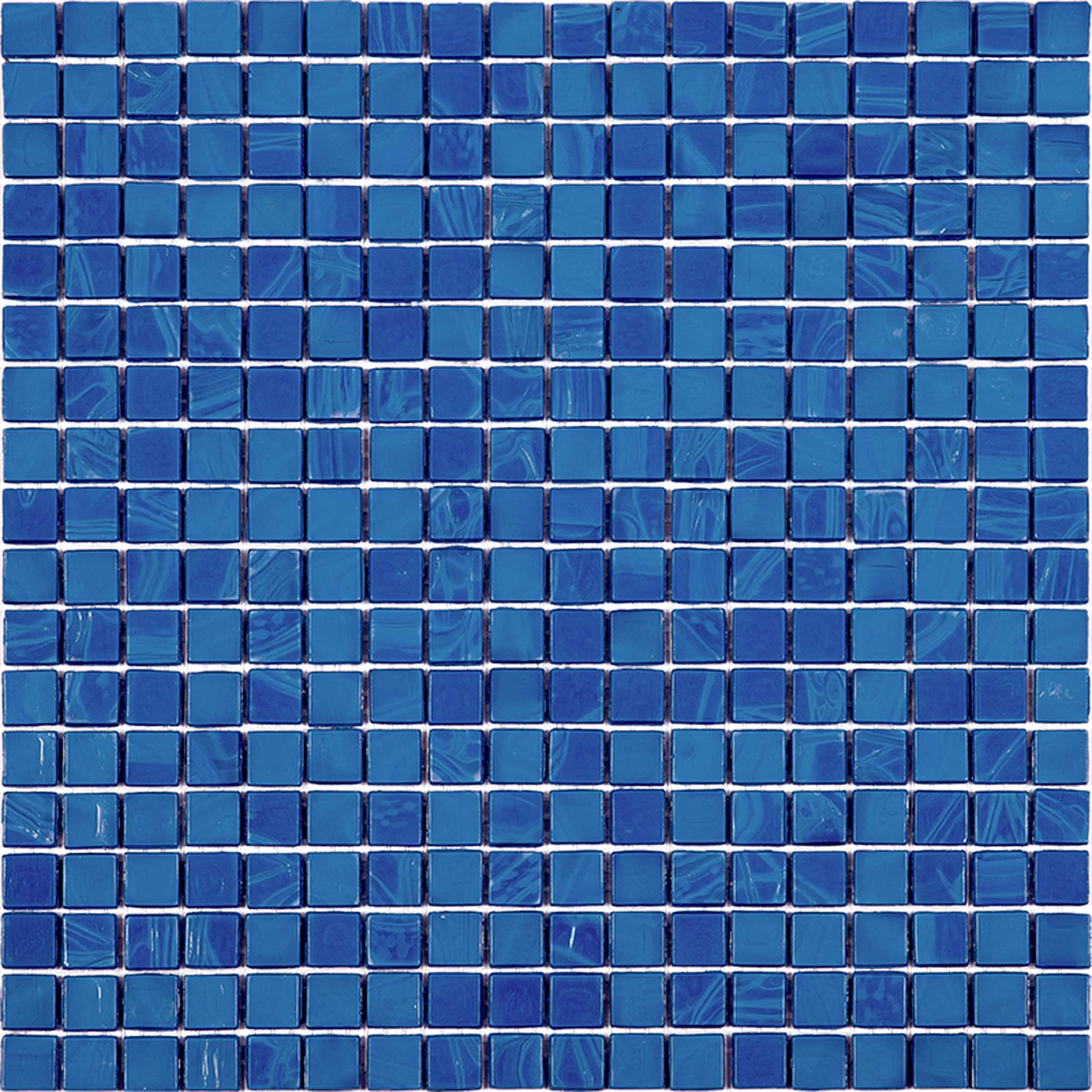 Apollo Tile Skosh Royal Blue 11-1/2-in x 11-1/2-in Glossy Glass Uniform Squares Floor and Wall Tile (18.69-sq. ft/ Carton)