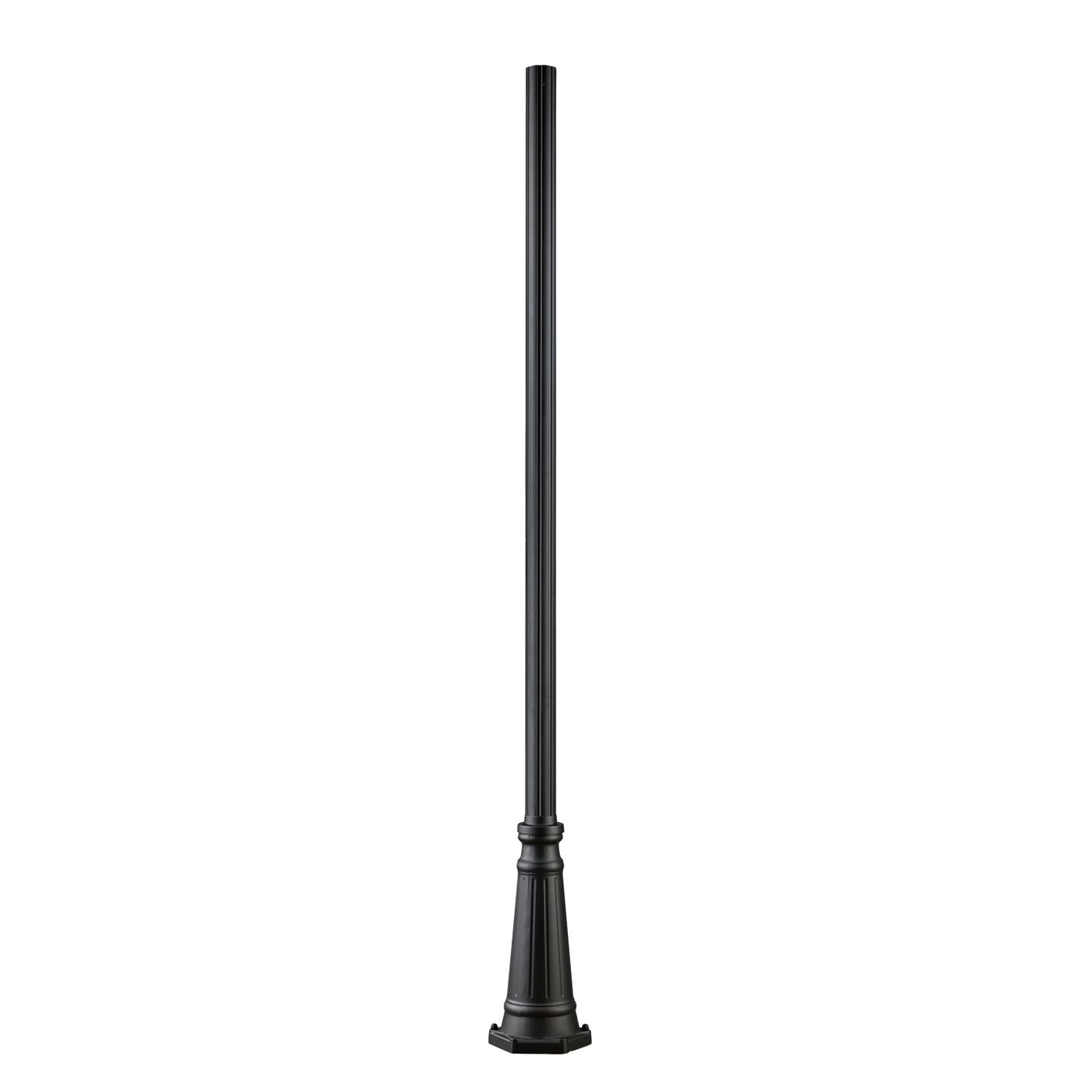Z-Lite 519P-BK 96.0-Inches Black Transitional Outdoor Pole