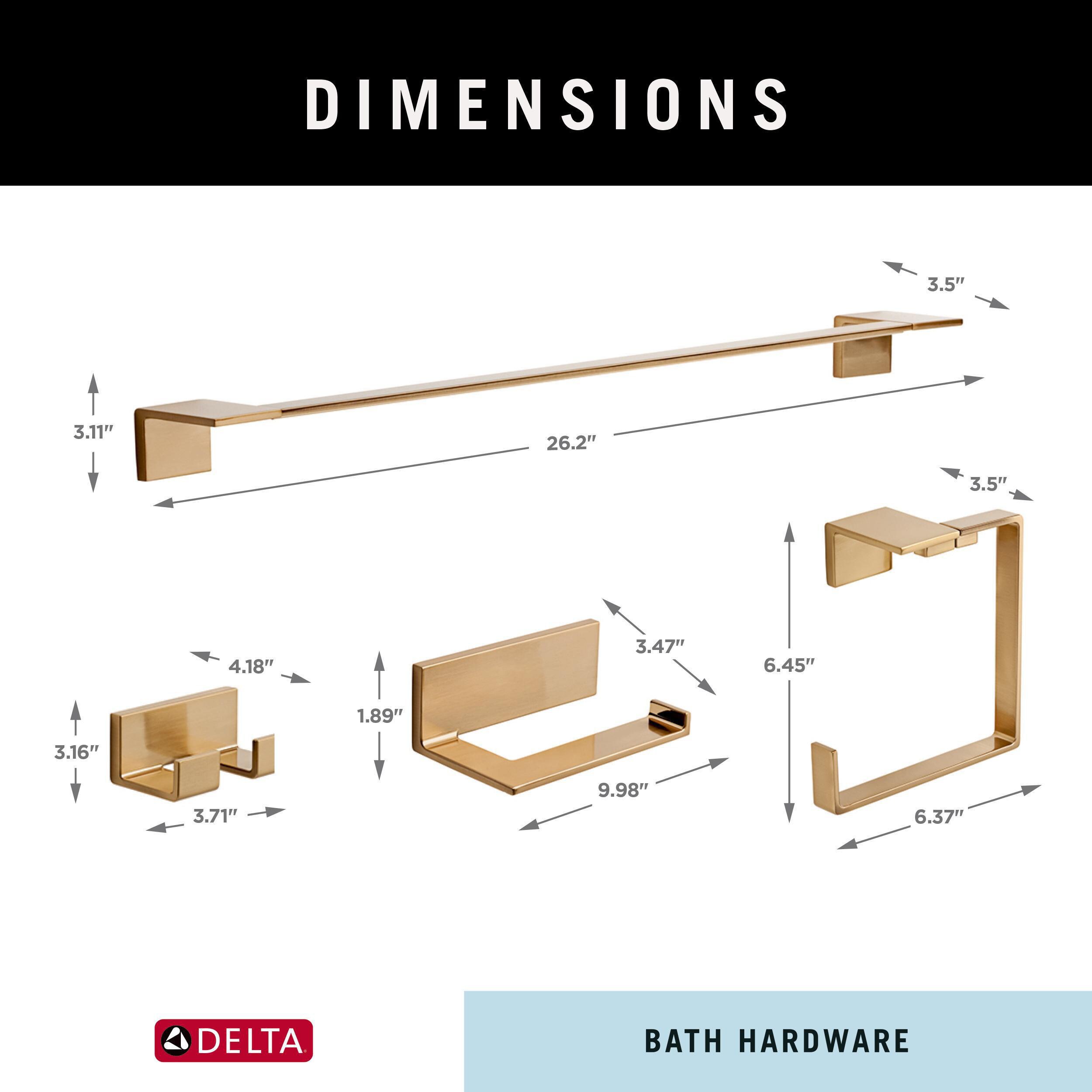 Delta VER64-CZ-VK Decorative-Bath-Hardware-Kits - View #6