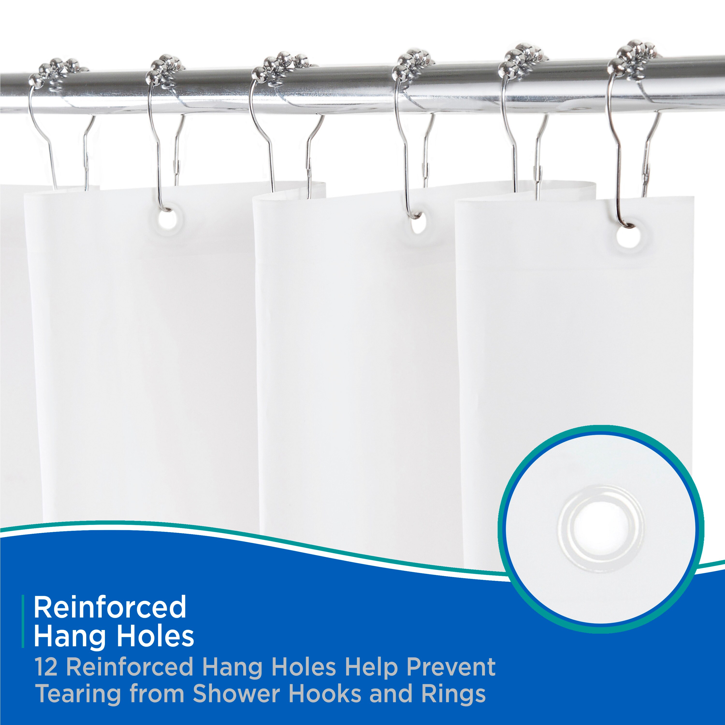Kenney KN61430V1PK2 Shower-Curtains-Liners - View #4