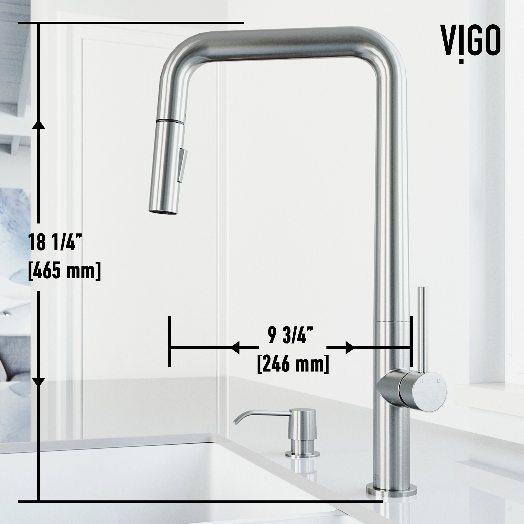 VIGO VG02031STK2 Kitchen-Faucets - View #10