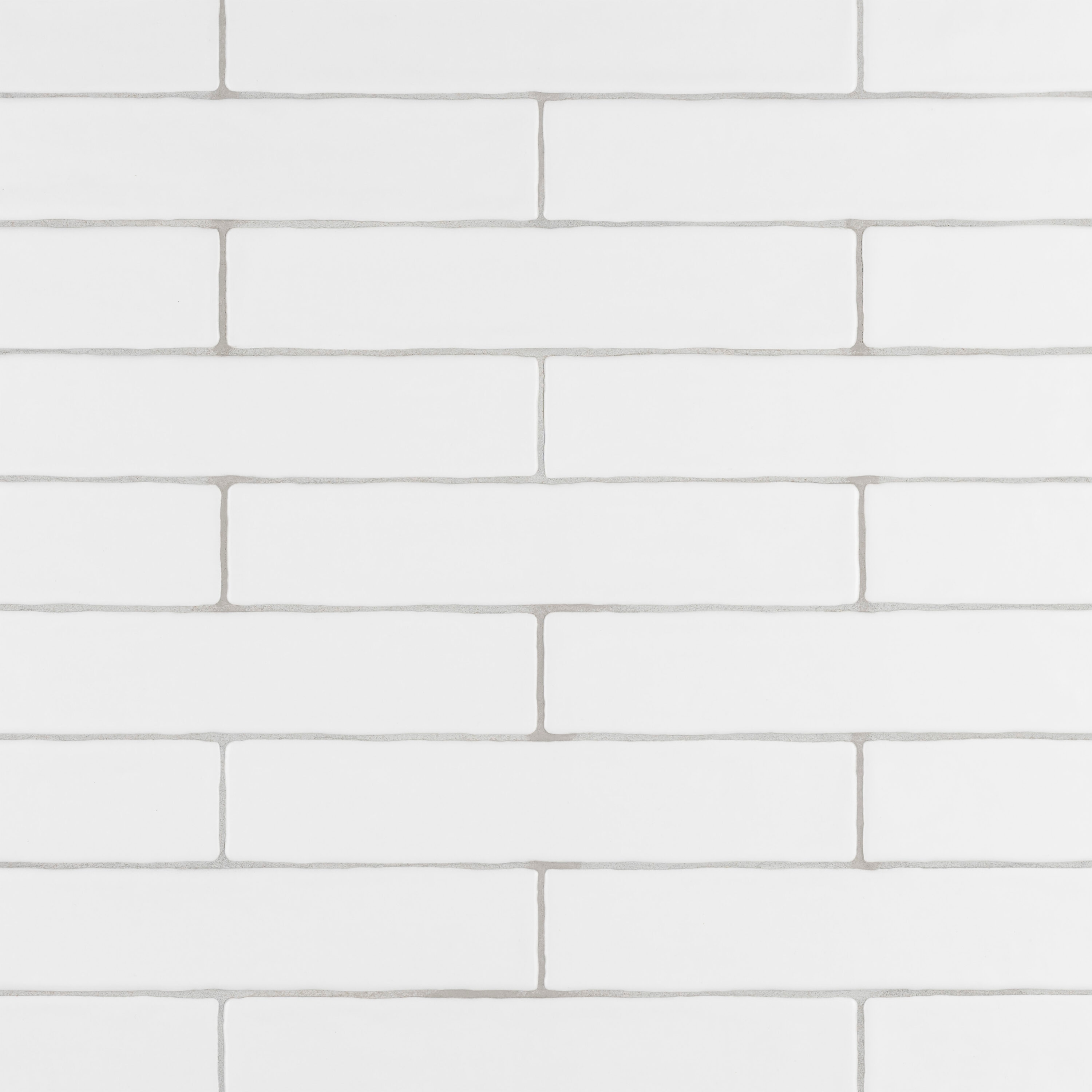 Affinity Tile S1WNU10CMB Sample - Chester Matte Bianco 2-in x 10-in Satin Ceramic Subway Wall Tile