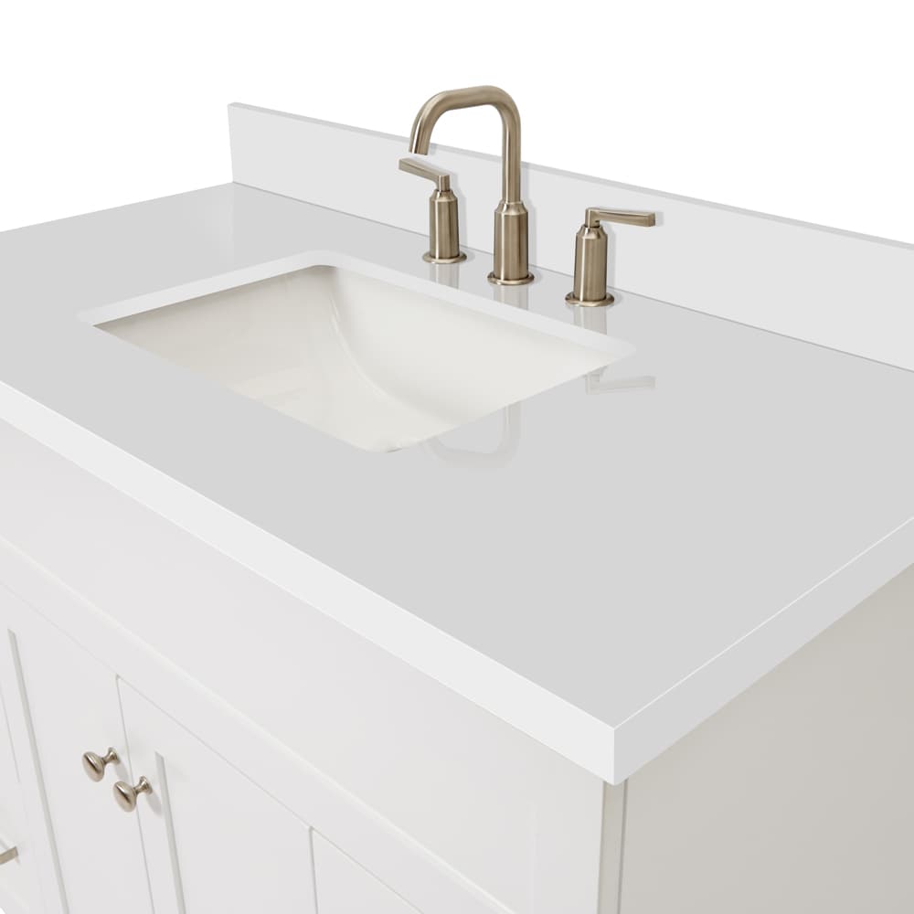 ARIEL F043SWQRVOWHT Bath-Vanity-Combo - View #7
