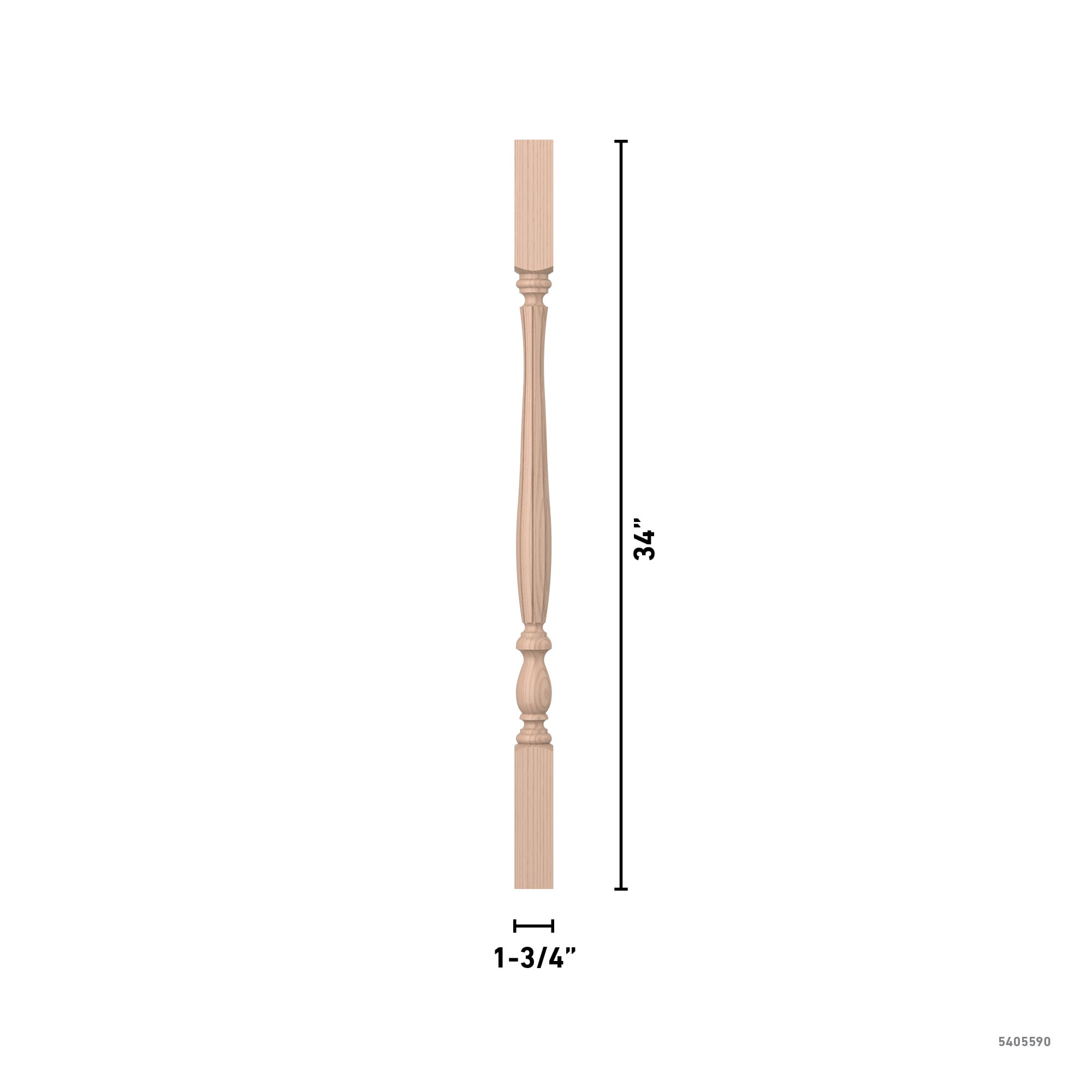 L.J. Smith Stair Systems LJF-2905-M 34 Interior-Stairpart-Balusters - View #4