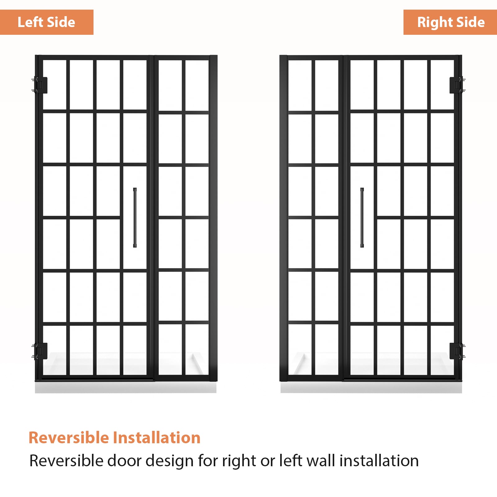 Lordear HBRJ-LD-6B21-40MB Shower-Doors - View #10