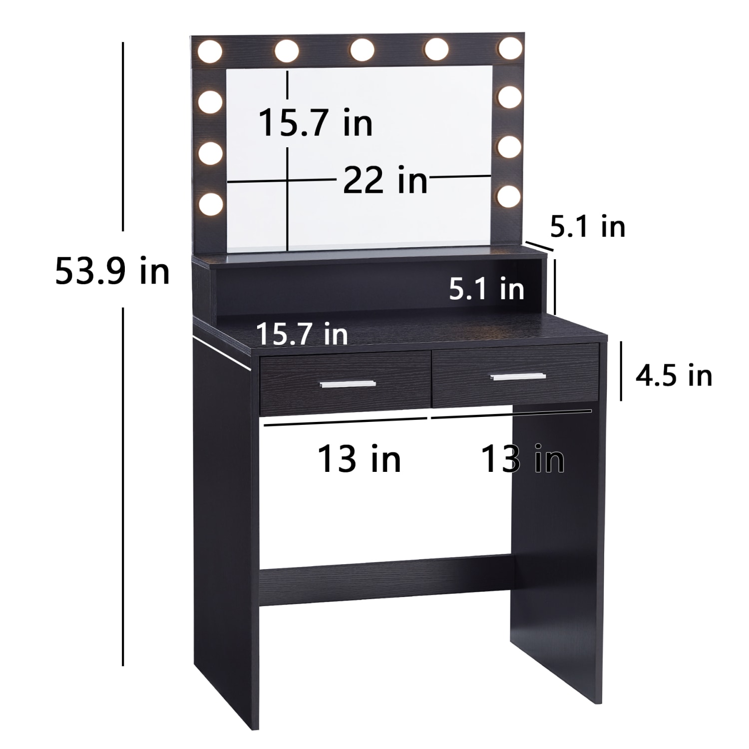 Streamdale Furniture W2386P196636 Bedroom-Vanities - View #5