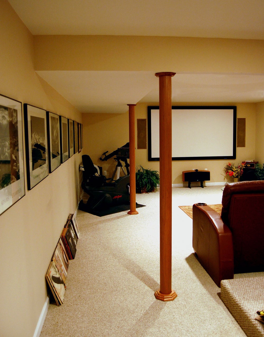 Pole-Wrap 48-in L x 8-ft H Unfinished Red Oak Veneer Fluted Column Wrap at