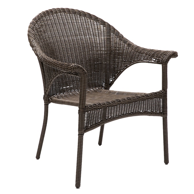 Style Selections Valleydale Woven, Brown Resin Wicker Outdoor Furniture