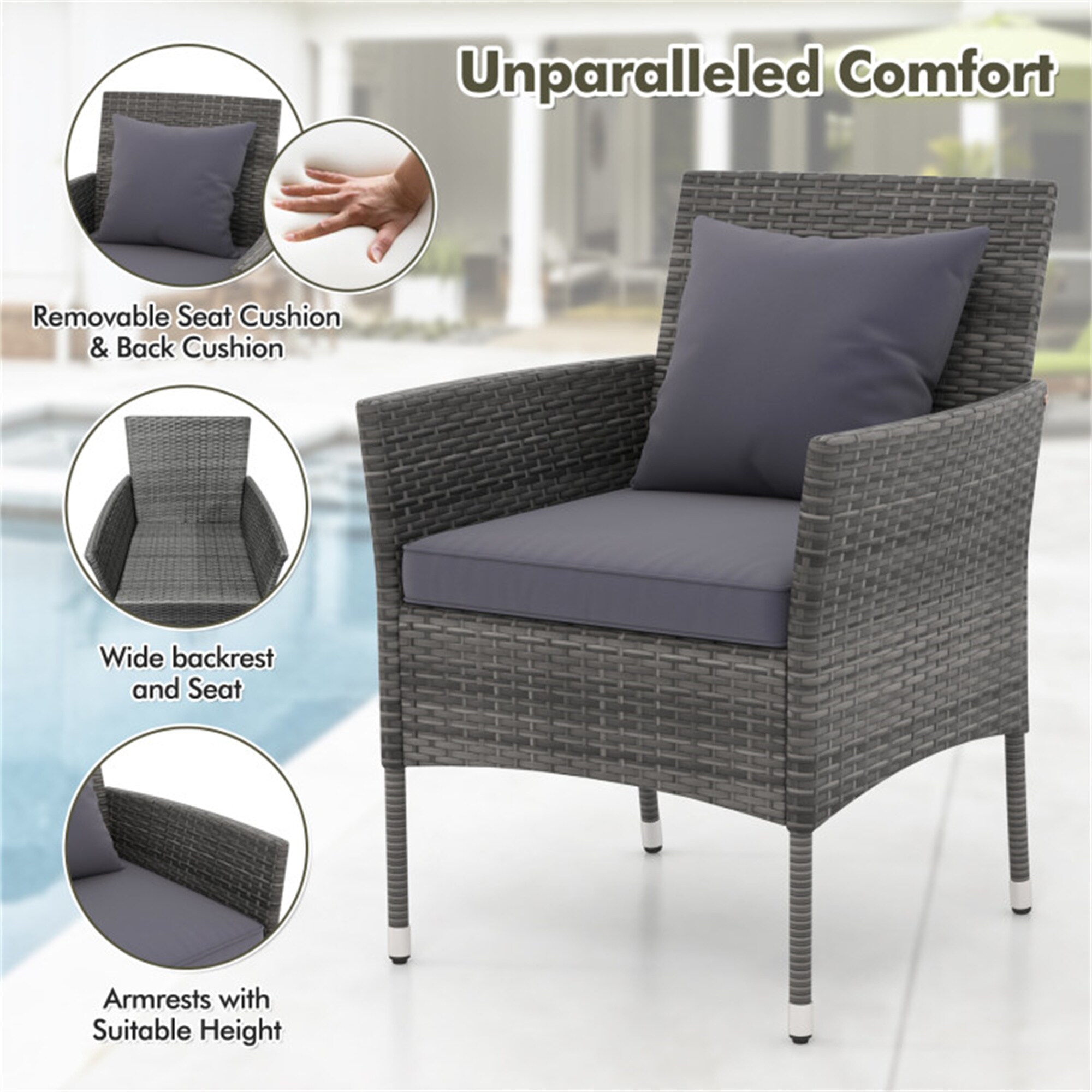 BABOOM BOM-70901WH-CO Patio-Conversation-Sets - View #8