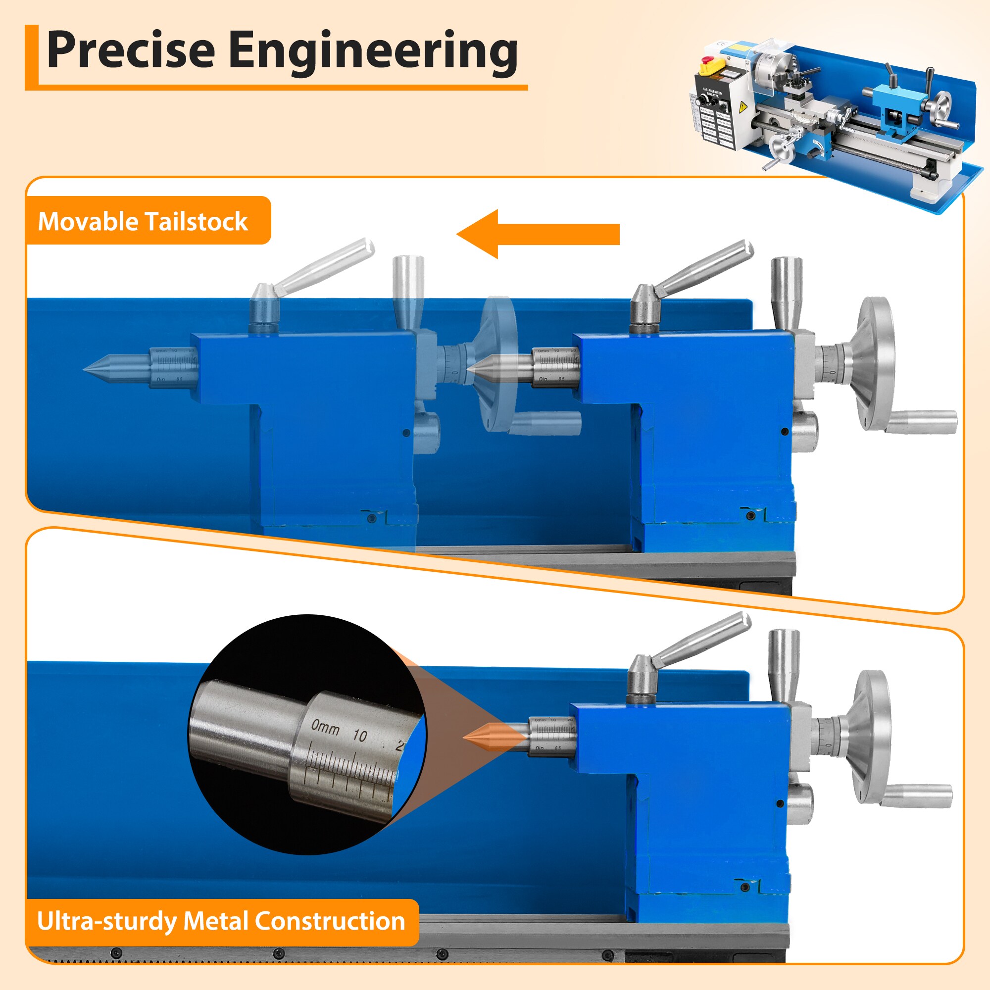 Garvee BQK-91R5I6OWYL2FI-D Metal-Lathes - View #4