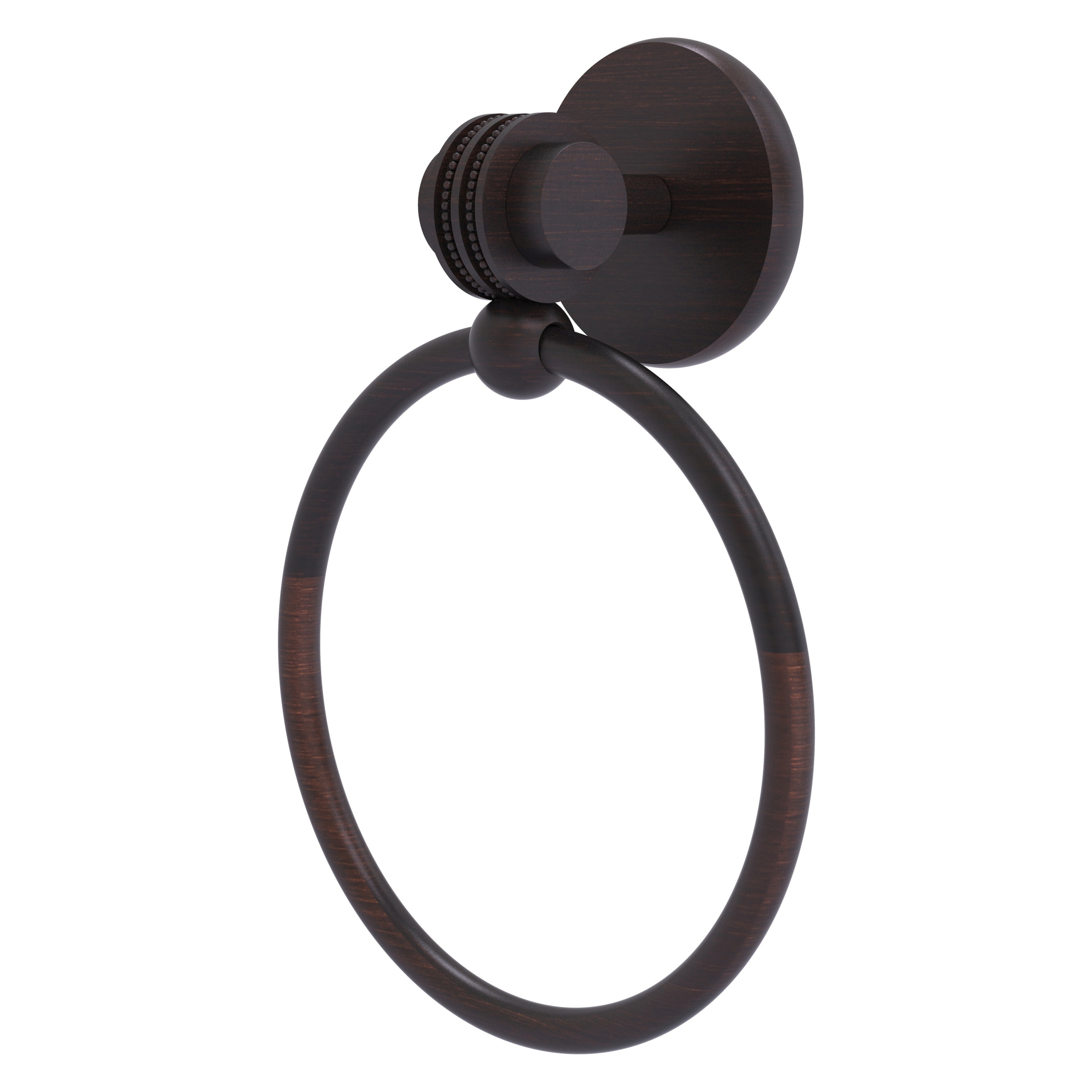 Allied Brass 7216D-VB Satellite Orbit Two Venetian Bronze Wall mount Single Towel Ring