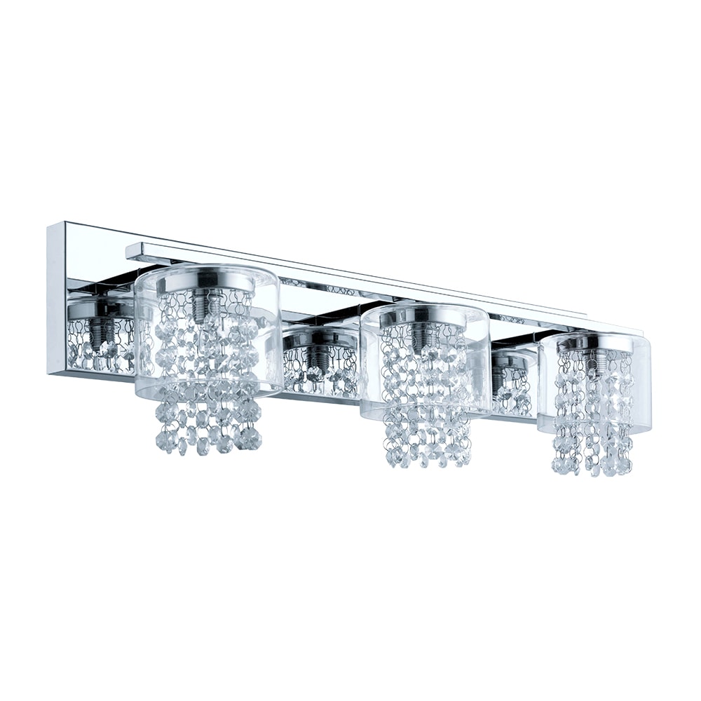 EGLO 201772A Kissling 5.83-in 3 -Light Polished Chrome Transitional Vanity light