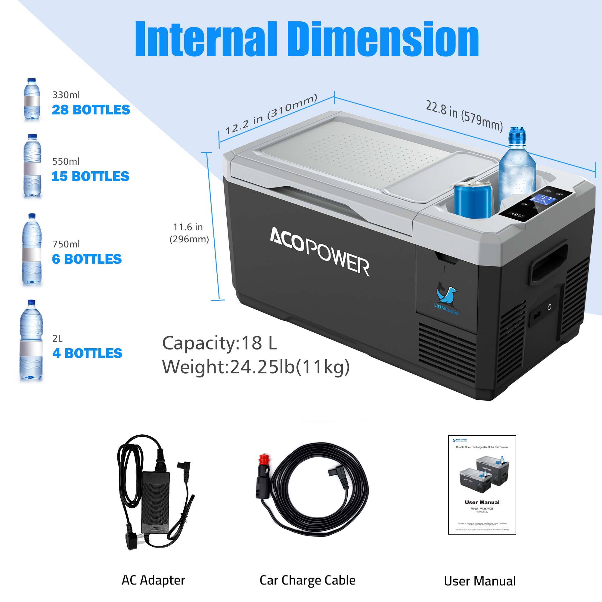 ACOPOWER HY-V18 Portable-Coolers - View #6