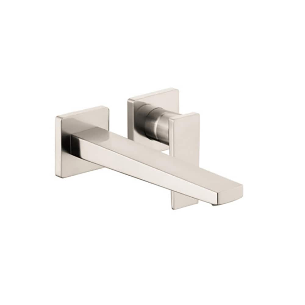 Sleek Eurostyle Brushed Nickel Wall-Mounted Bathroom Faucet