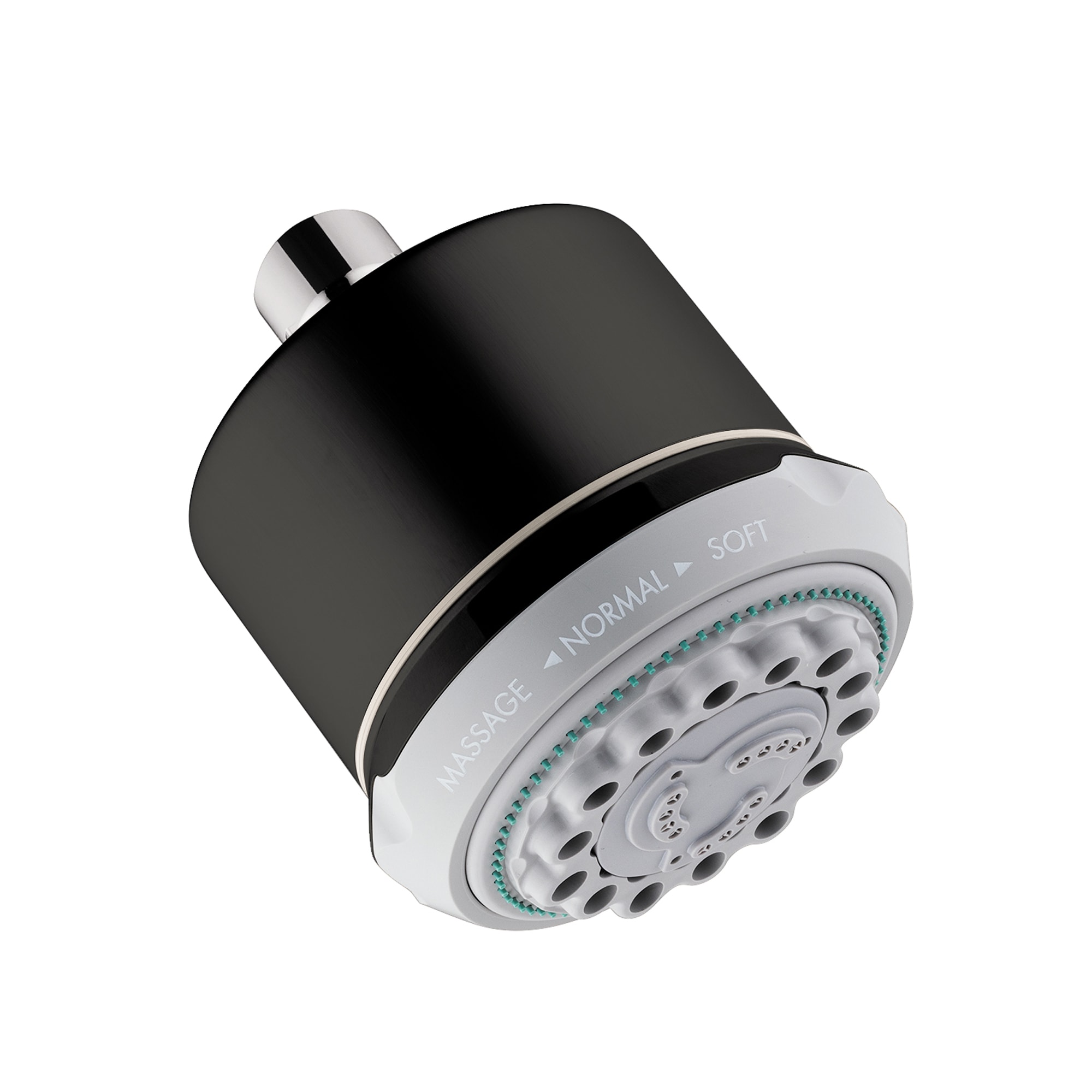 Hansgrohe 28496671 Matte Black Sold separately Multi-function 3.625-Inches Round Shower Faucet