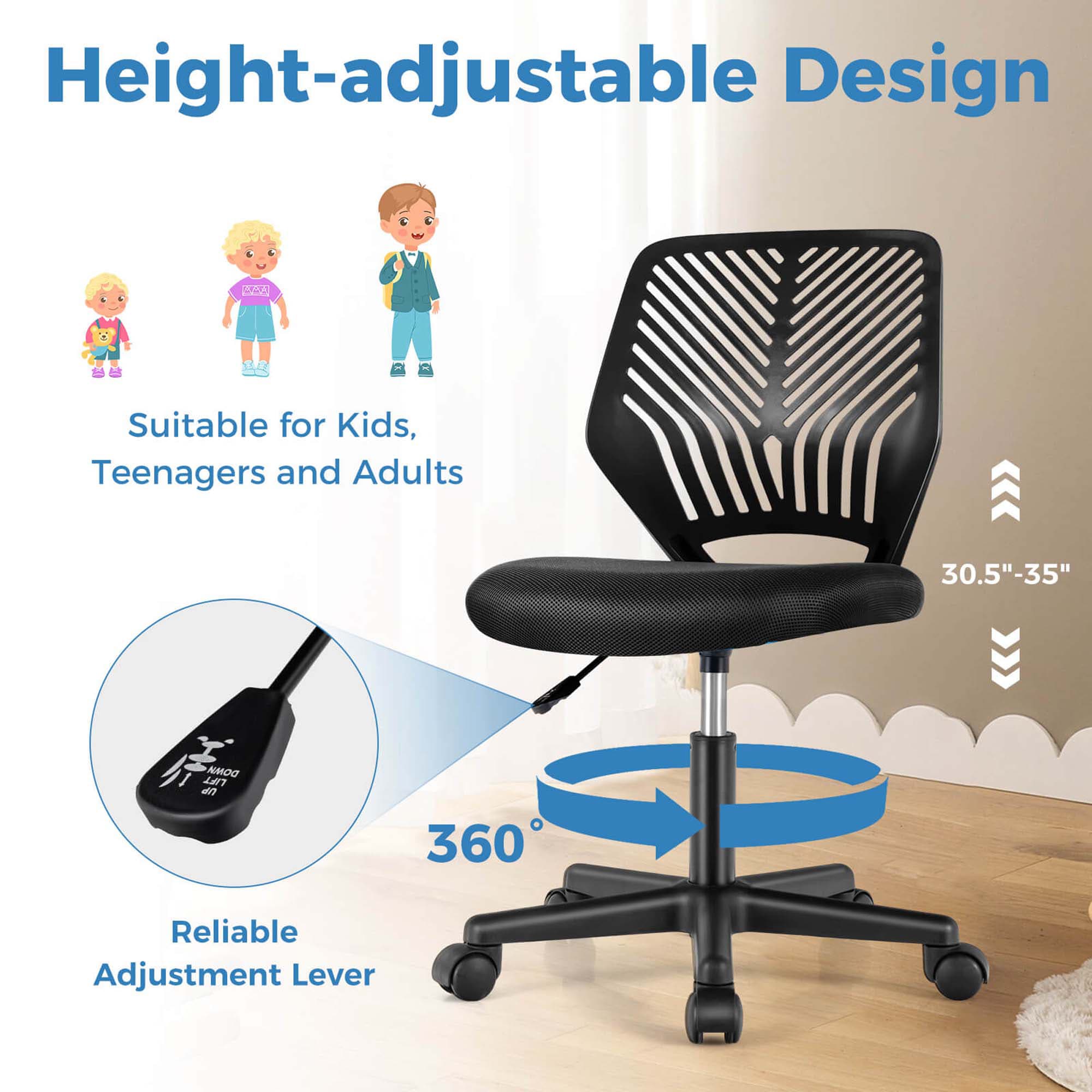 Costway HCST02026 Office-Chairs - View #3