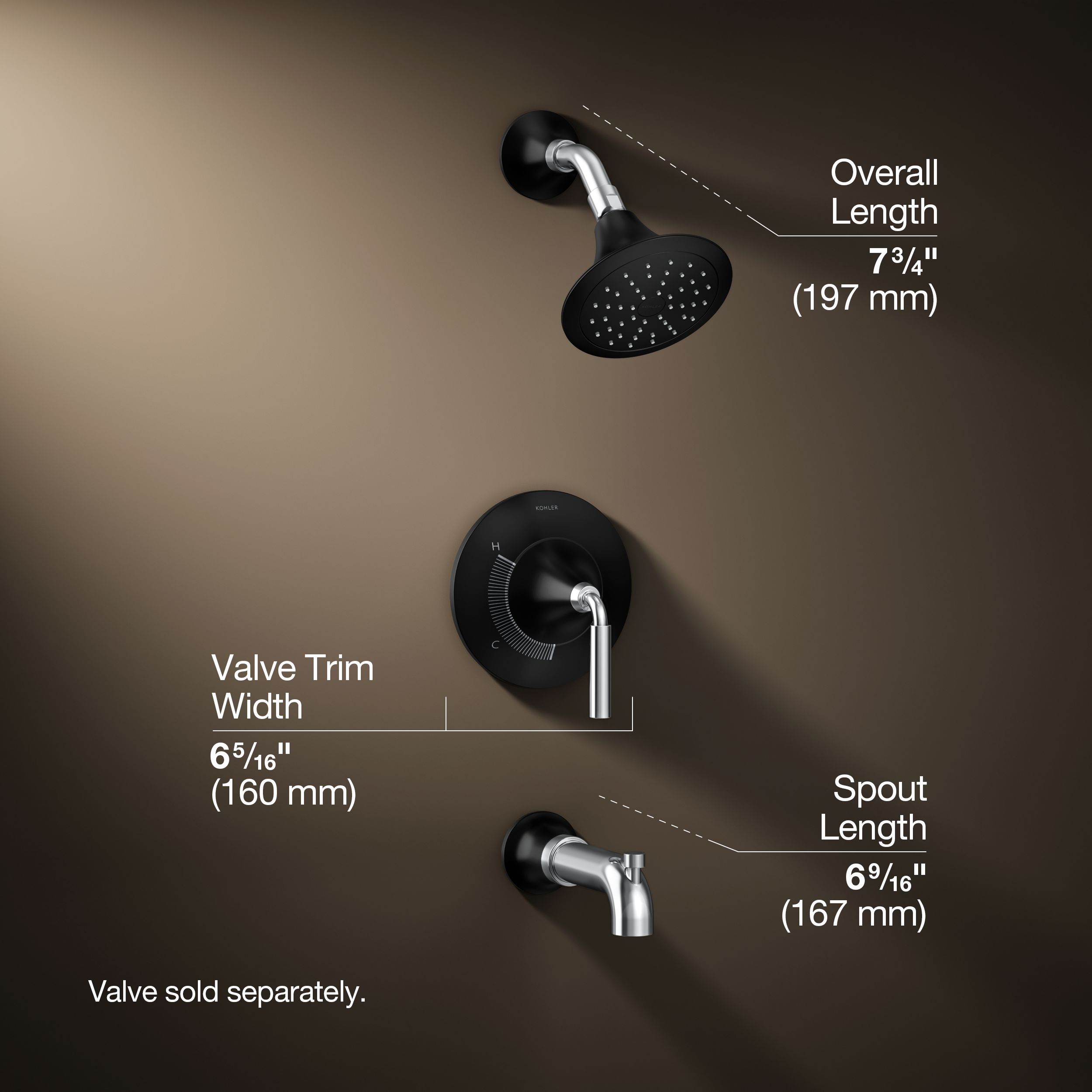KOHLER TS27421-4G-CBL Tub-Shower-Faucets - View #3
