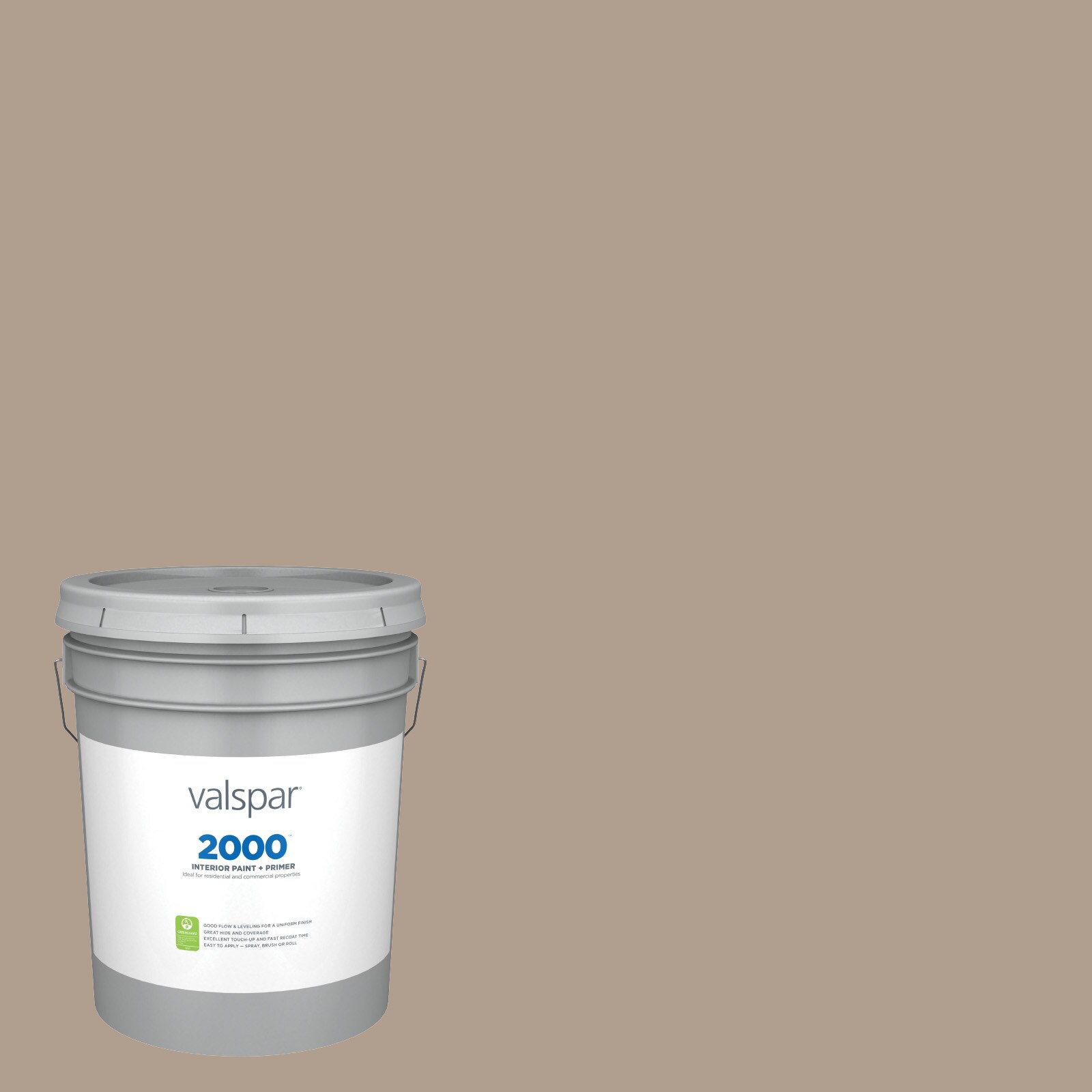 Valspar 2007-9C-30104 2000 Flat Woodland Stone 2007-9C Latex Interior Paint Paint + Primer ( 5-gallon )