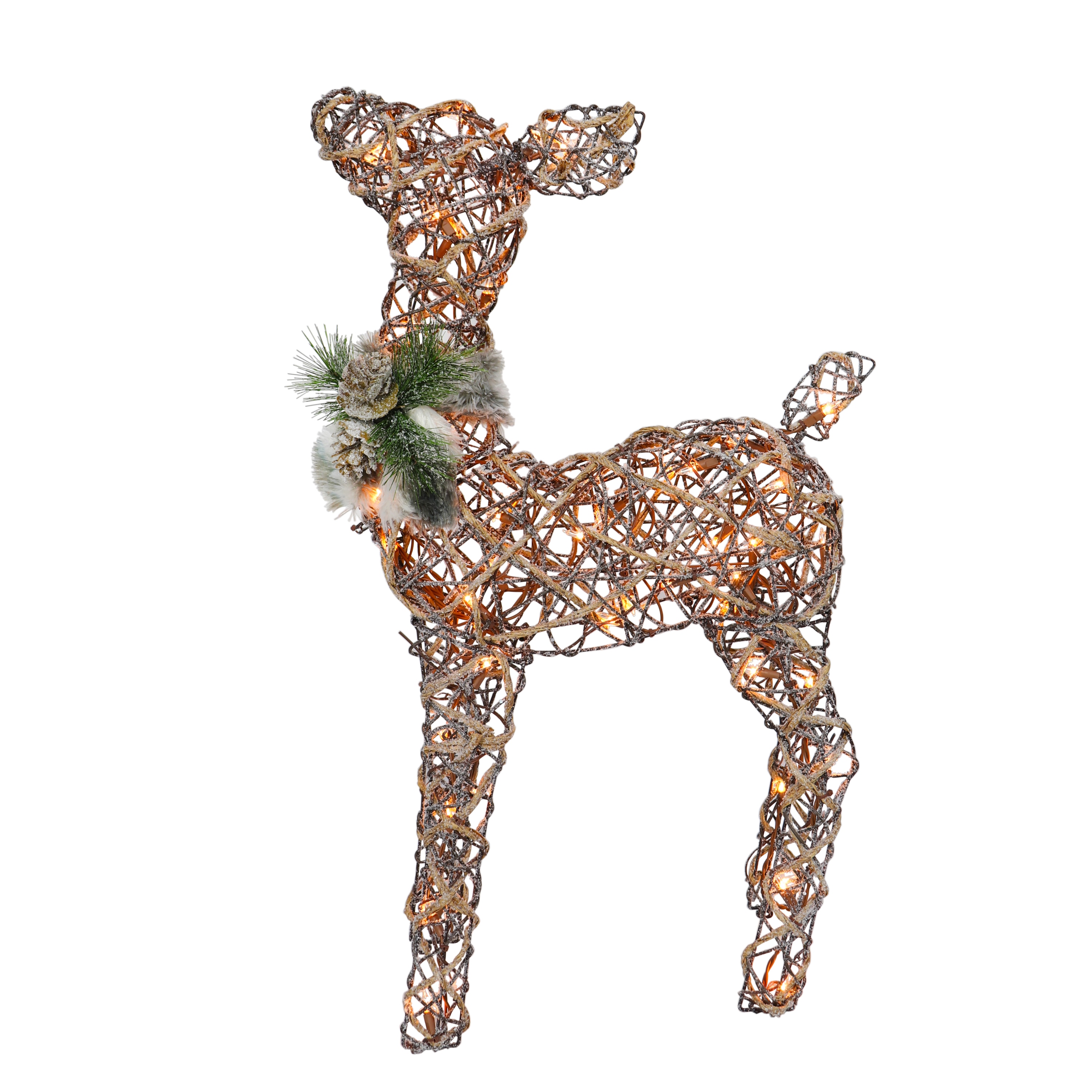 Holiday Living 30-in Incandescent Grapevine Fawn at Lowes.com