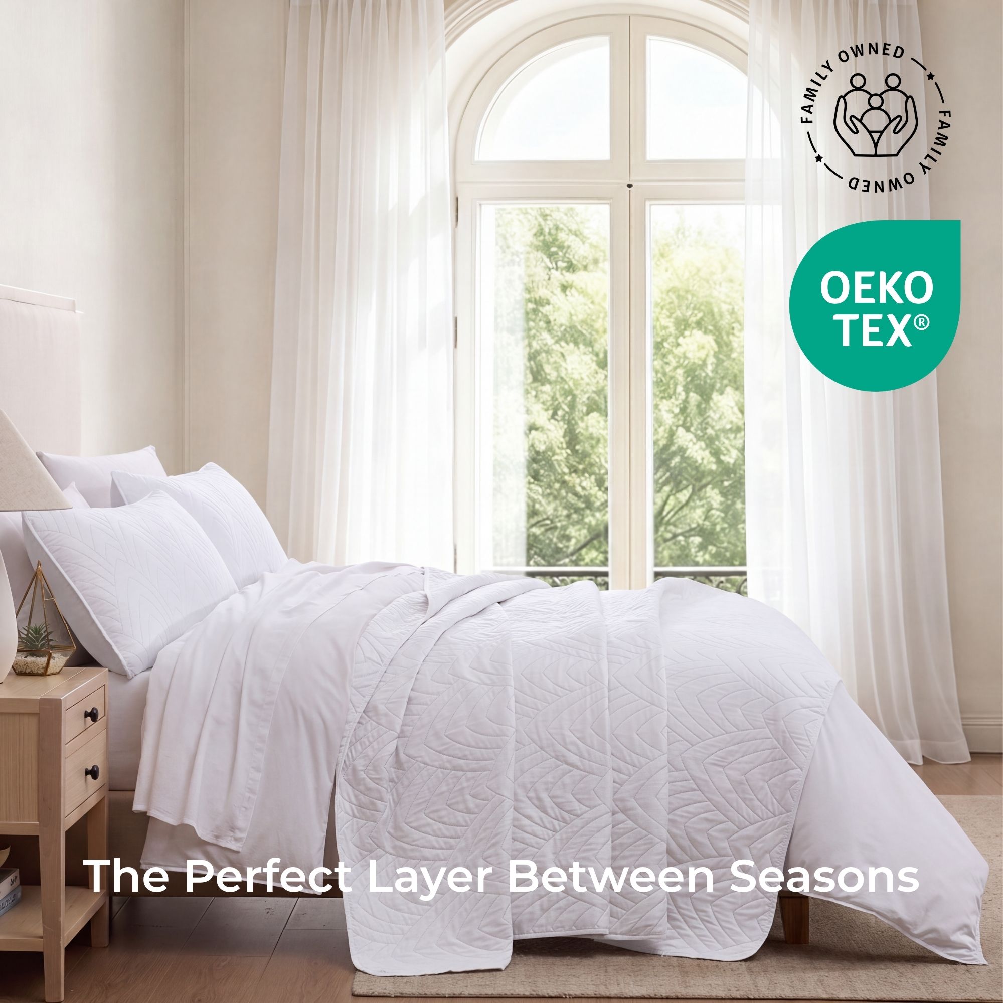 HLC WSTN-FQ-WHT Comforters-And-Bedspreads - View #3