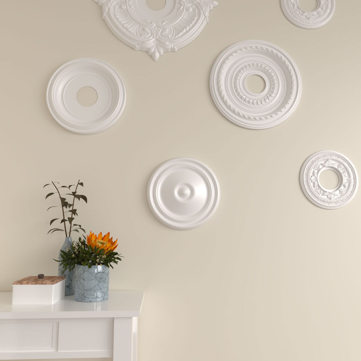 Ekena Millwork CM12RE Ceiling-Medallions - View #6