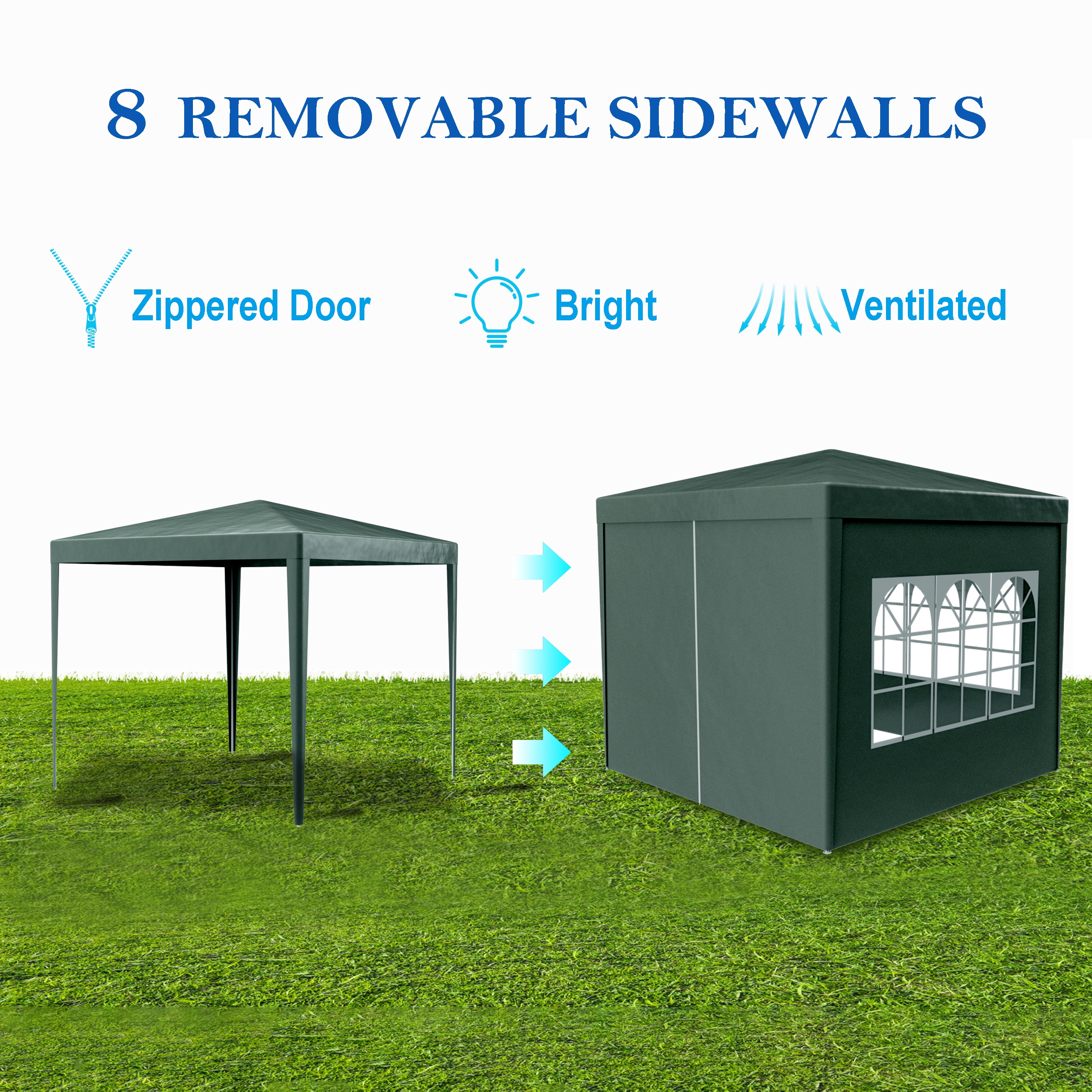 Lycvki GZB-13 Wood-Resin-Gazebos - View #5