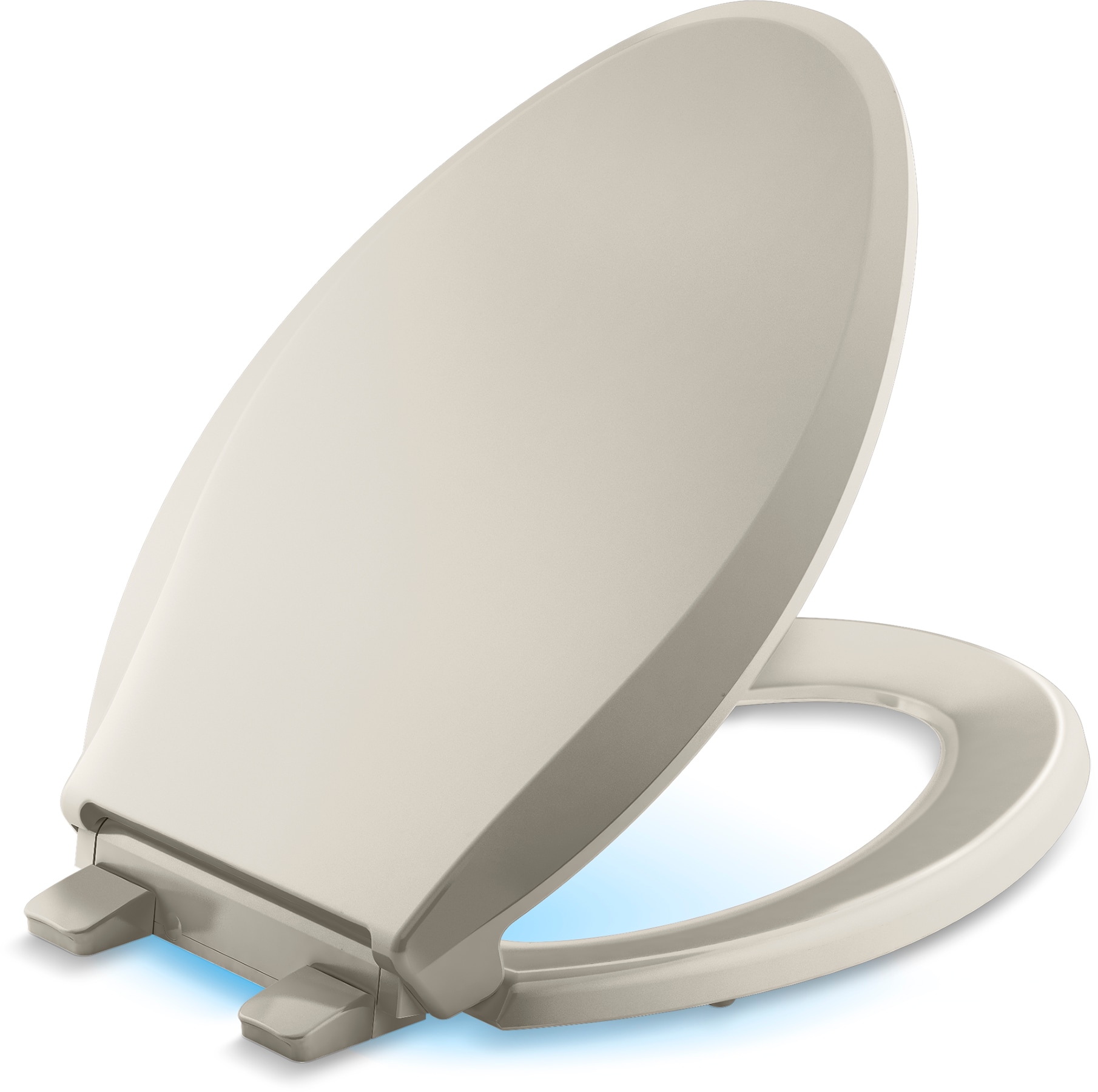KOHLER K-75796-RL-G9 Cachet Plastic Sandbar Elongated Soft Close Toilet Seat