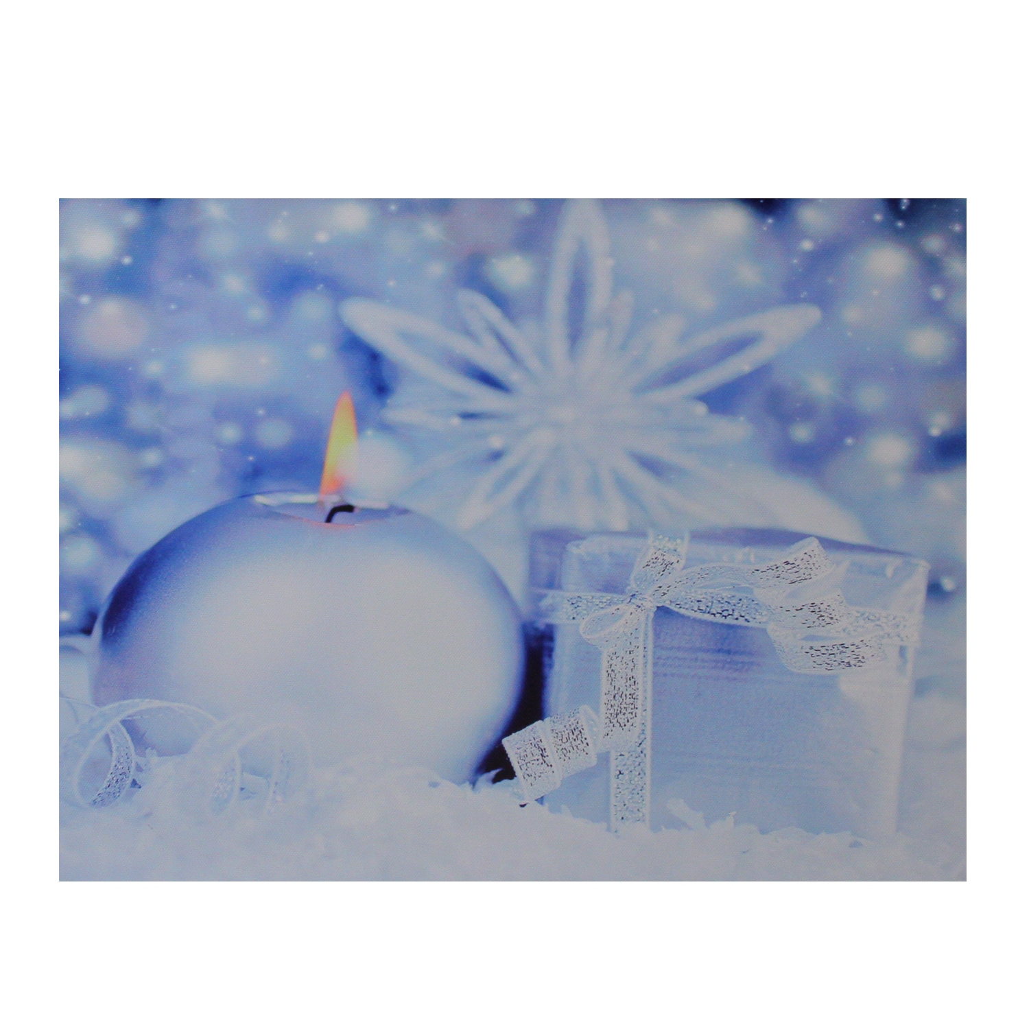 Northlight 32283242 12-in Lighted Candle Battery-operated Christmas Decor