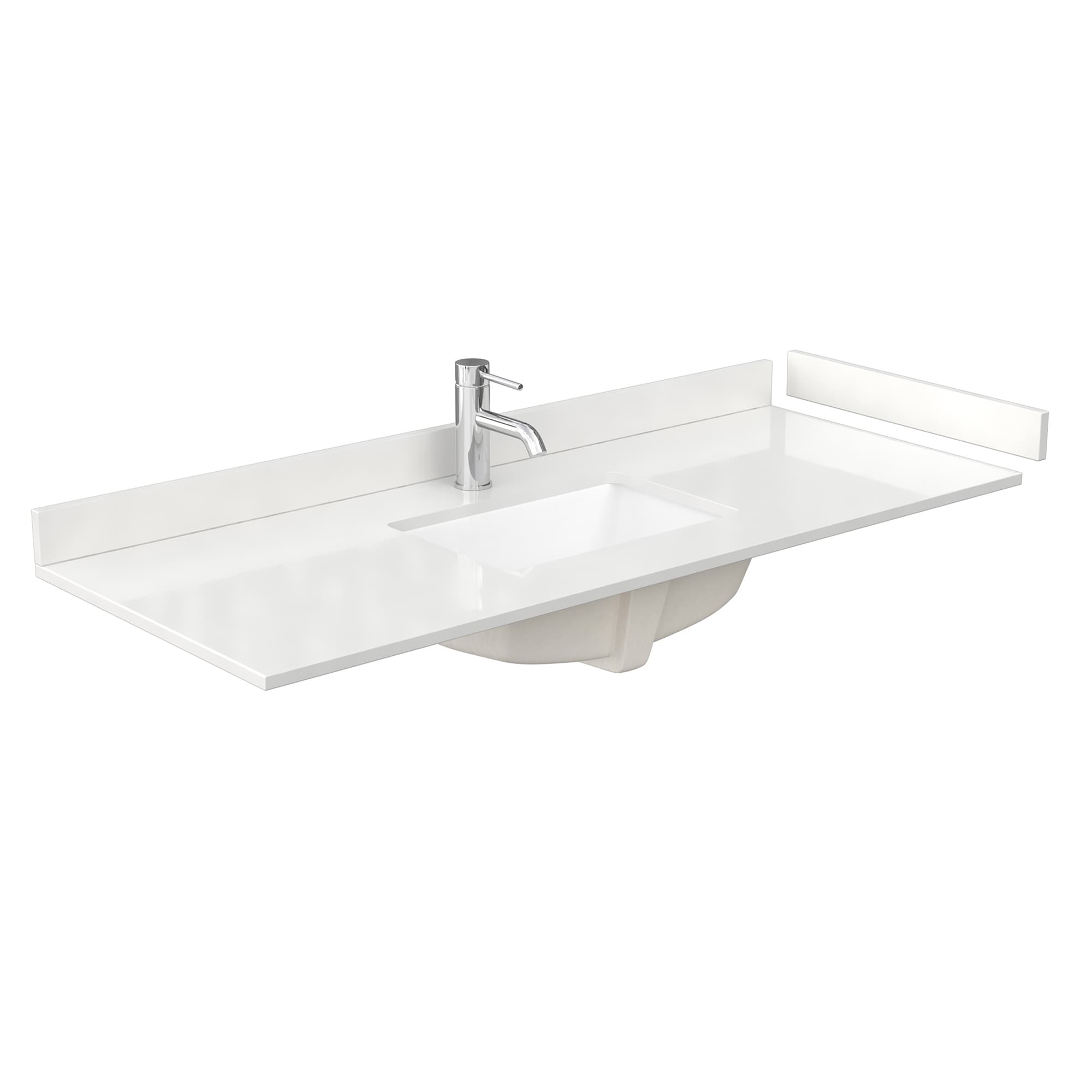 Wyndham Collection WCF292954SWHWQUNSM46 Bath-Vanity-Combo - View #4