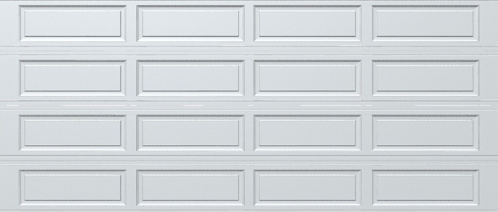 Wayne Dalton 8500RNCHWH167 Classic Steel Model 8500 16-ft x 7-ft Insulated White Double Garage Door