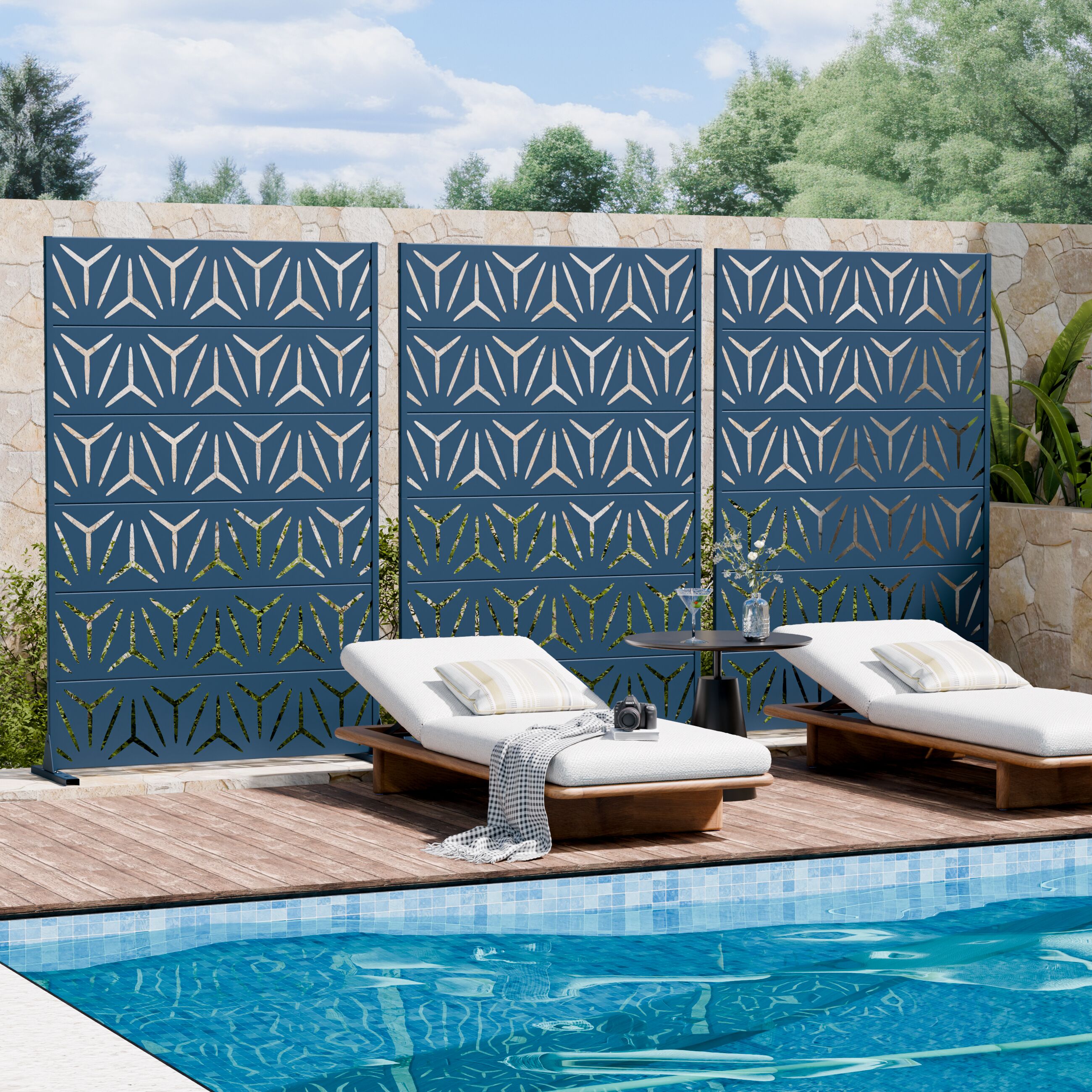 Wooakway L20609-604A24 Outdoor-Privacy-Screen - View #3