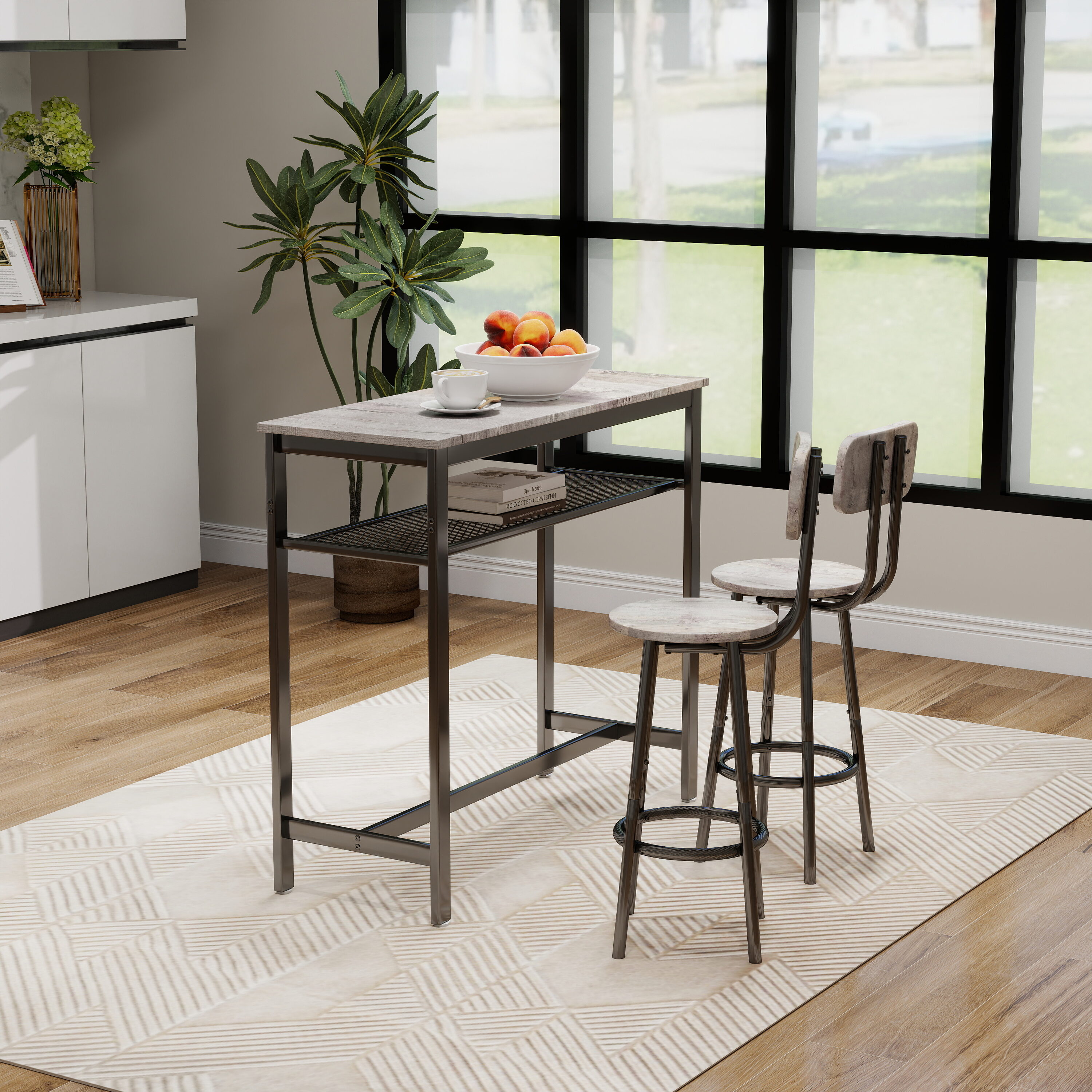 Hrinhom HC-D8006-GRAY Dining-Sets - View #4