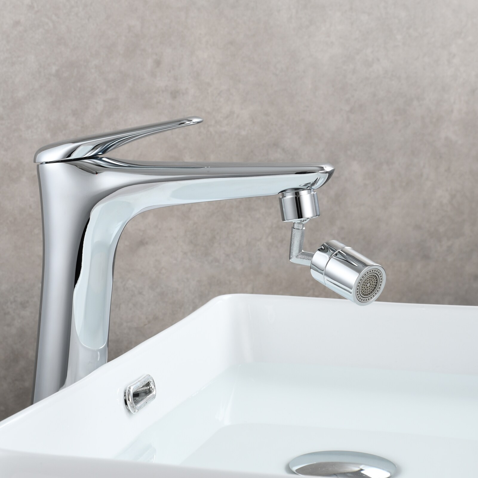 Bestcore Brass Faucet Aerator M22 x M24 Swivel Sink Aerator with Spray and Bubble Modes for Bathroom Kitchen Tap Chrome