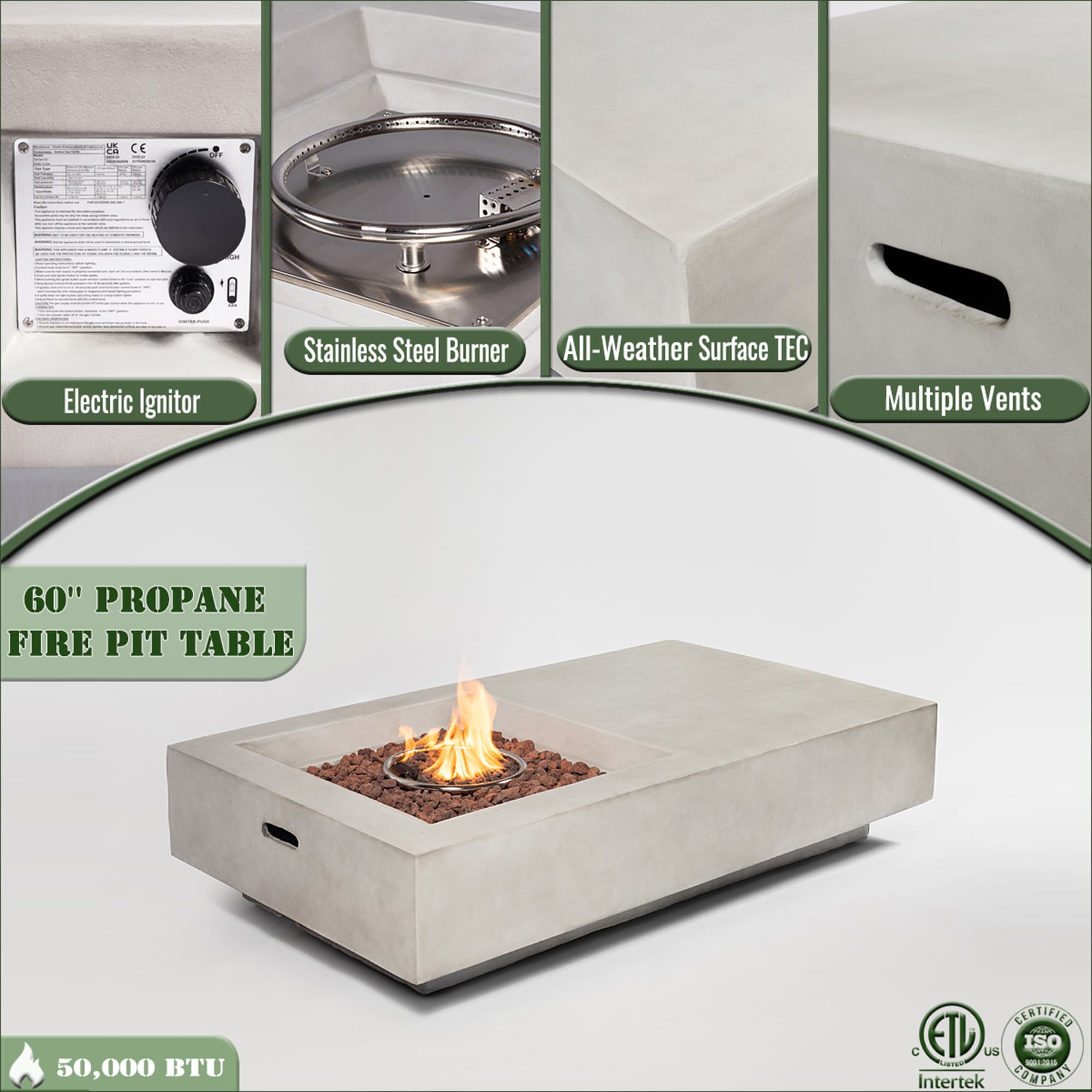 SINOFURN SYA640114GY Outdoor-Gas-Firepits - View #16