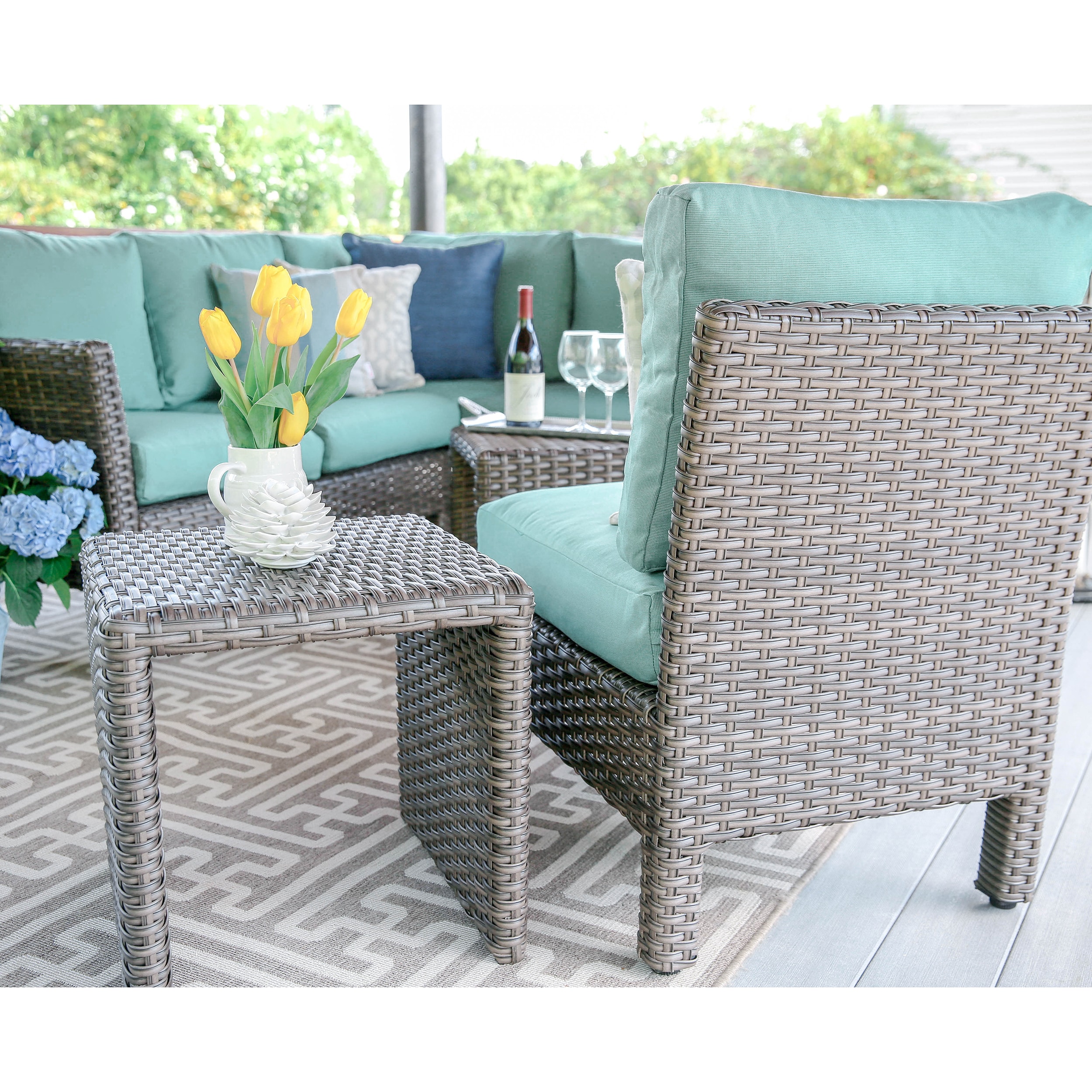 Leisure Made 768943-BLU Patio-Conversation-Sets - View #3