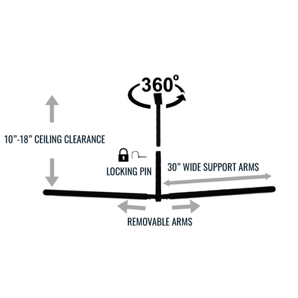 StoreYourBoard SYB-HP2-LADDER-XL Overhead-Garage-Storage - View #3