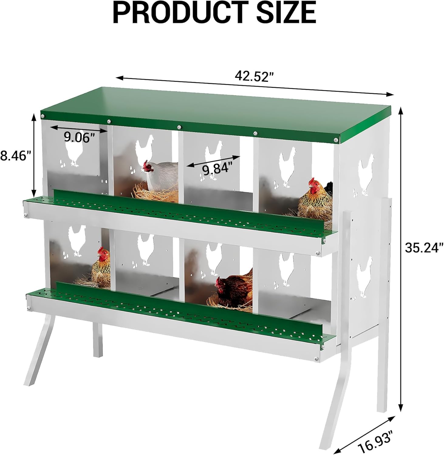 Qeetex GGL-PHO-348SBXYK Chicken-Coops-Rabbit-Hutches - View #6