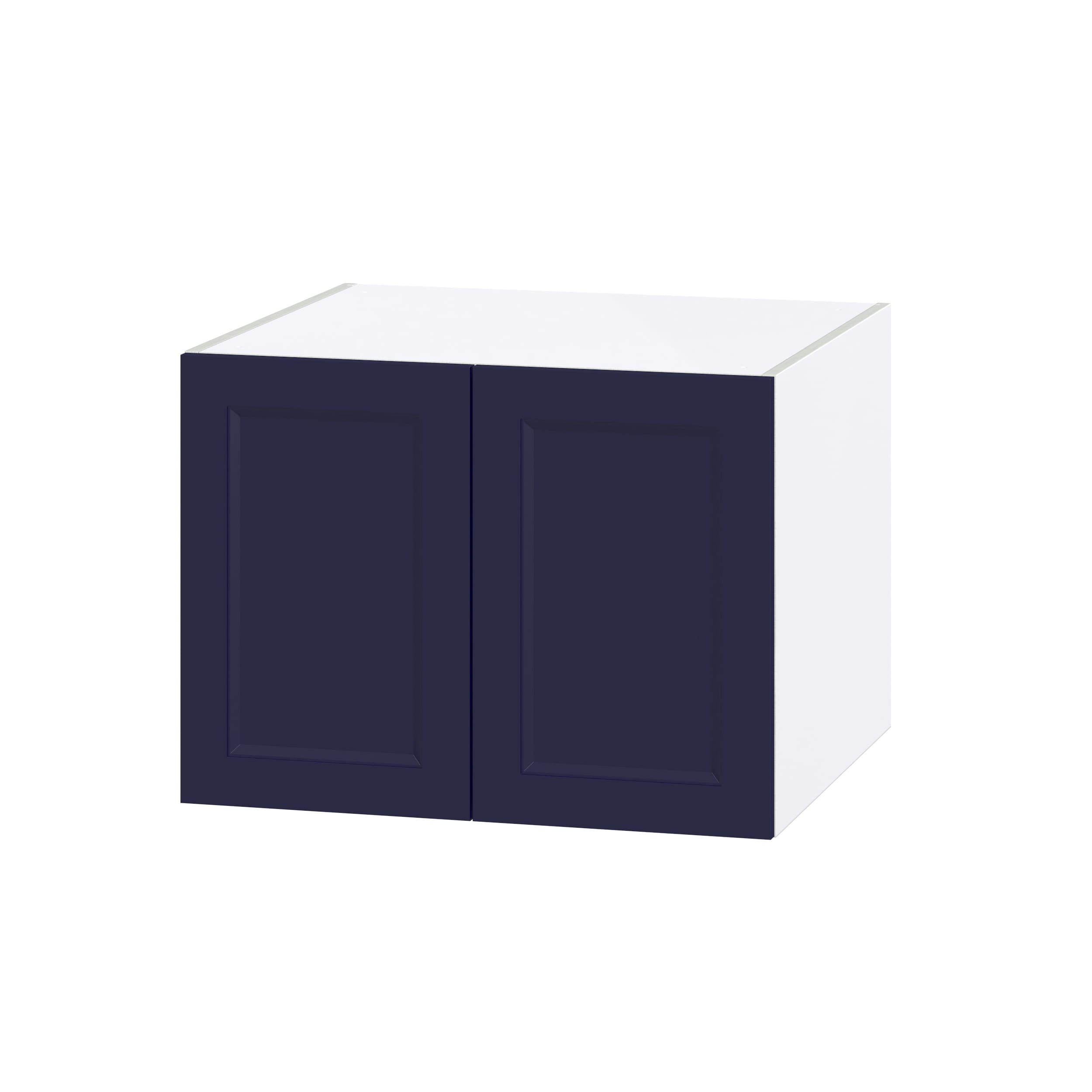 Hugo&Borg Lorette 27-in W x 15-in H x 14-in D Navy Blue Wall Fully Assembled Cabinet (Recessed Panel Shaker Door Style)