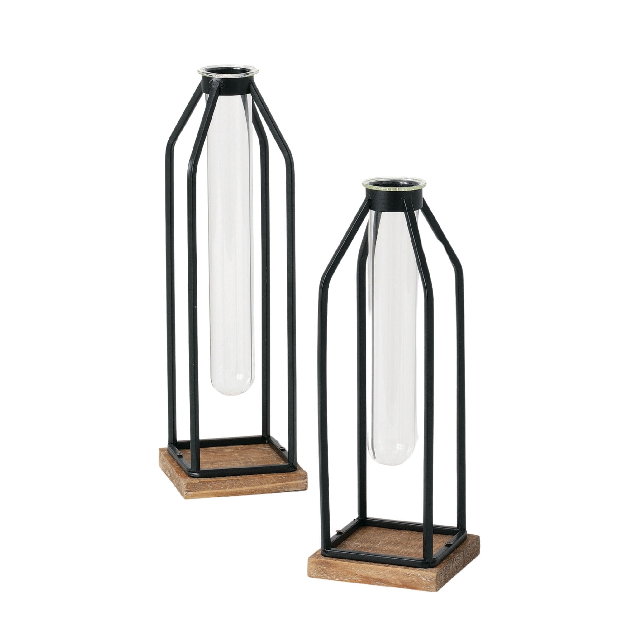 Sullivans PN3507 2 -Pack Multiple colors/finishes Iron Modern Vase