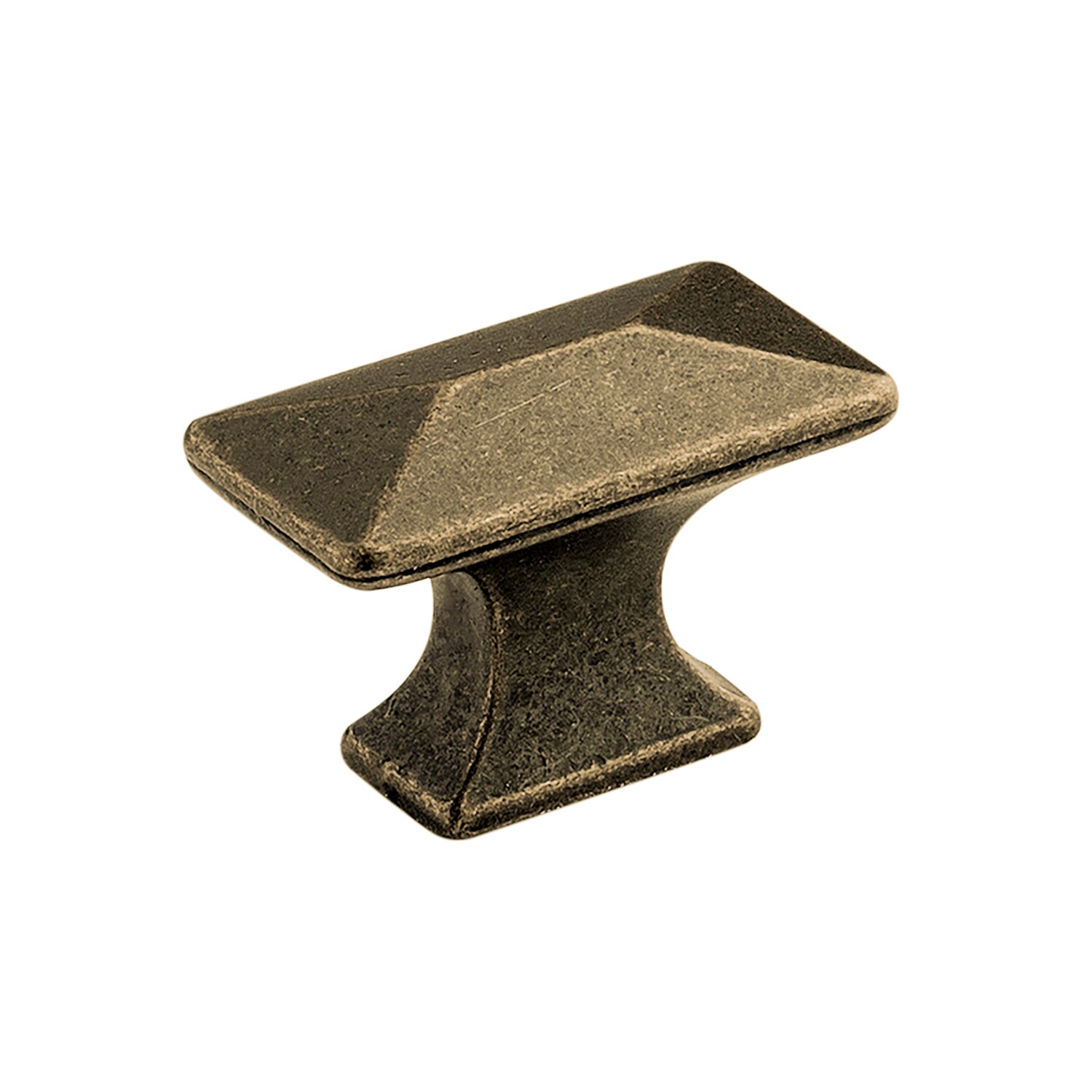 Hickory Hardware P2150-WOA-10B Bungalow 1-1/4-in Windover Antique Rectangular Transitional Cabinet Knob (10-Pack)