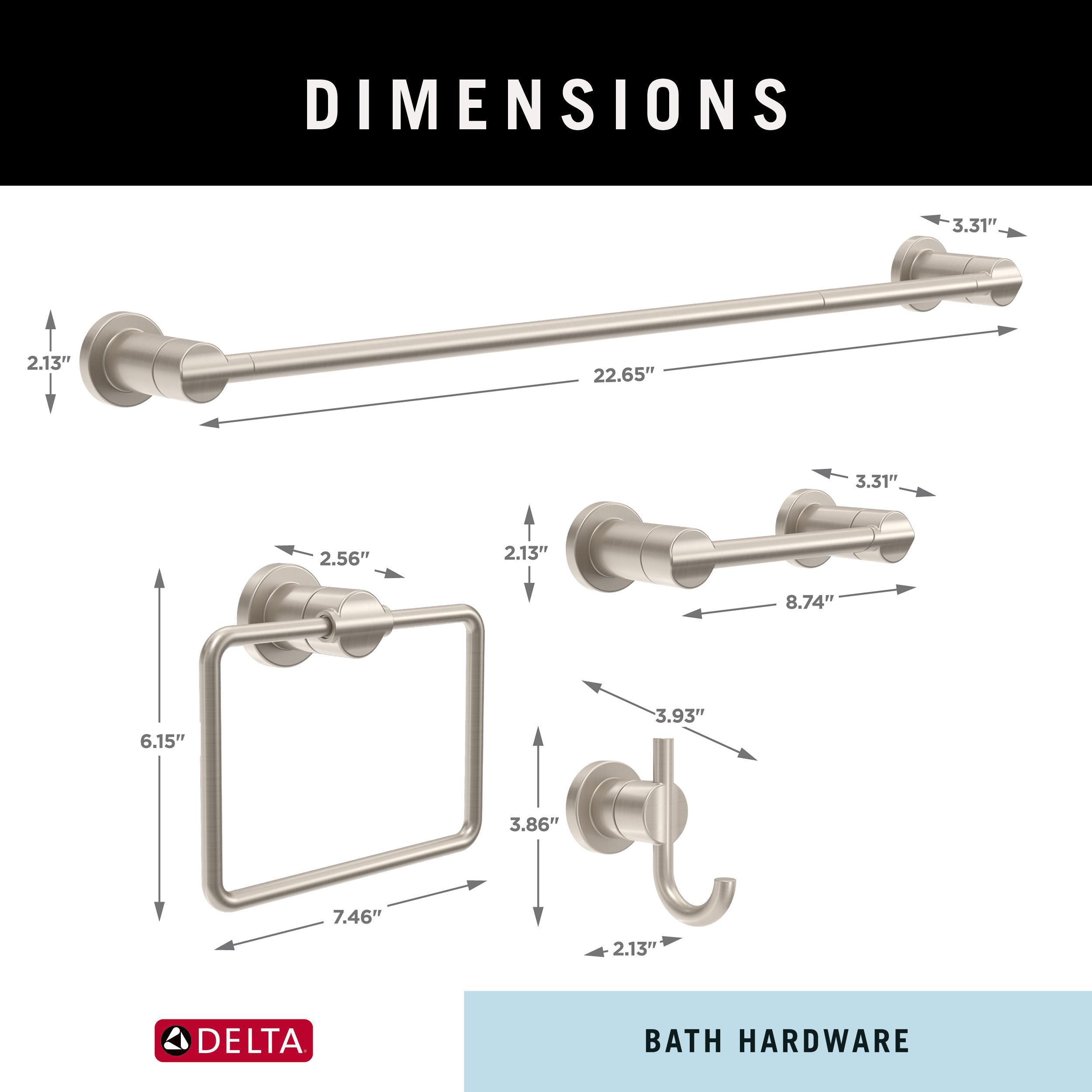 Delta NIC64-DN Decorative-Bath-Hardware-Kits - View #6