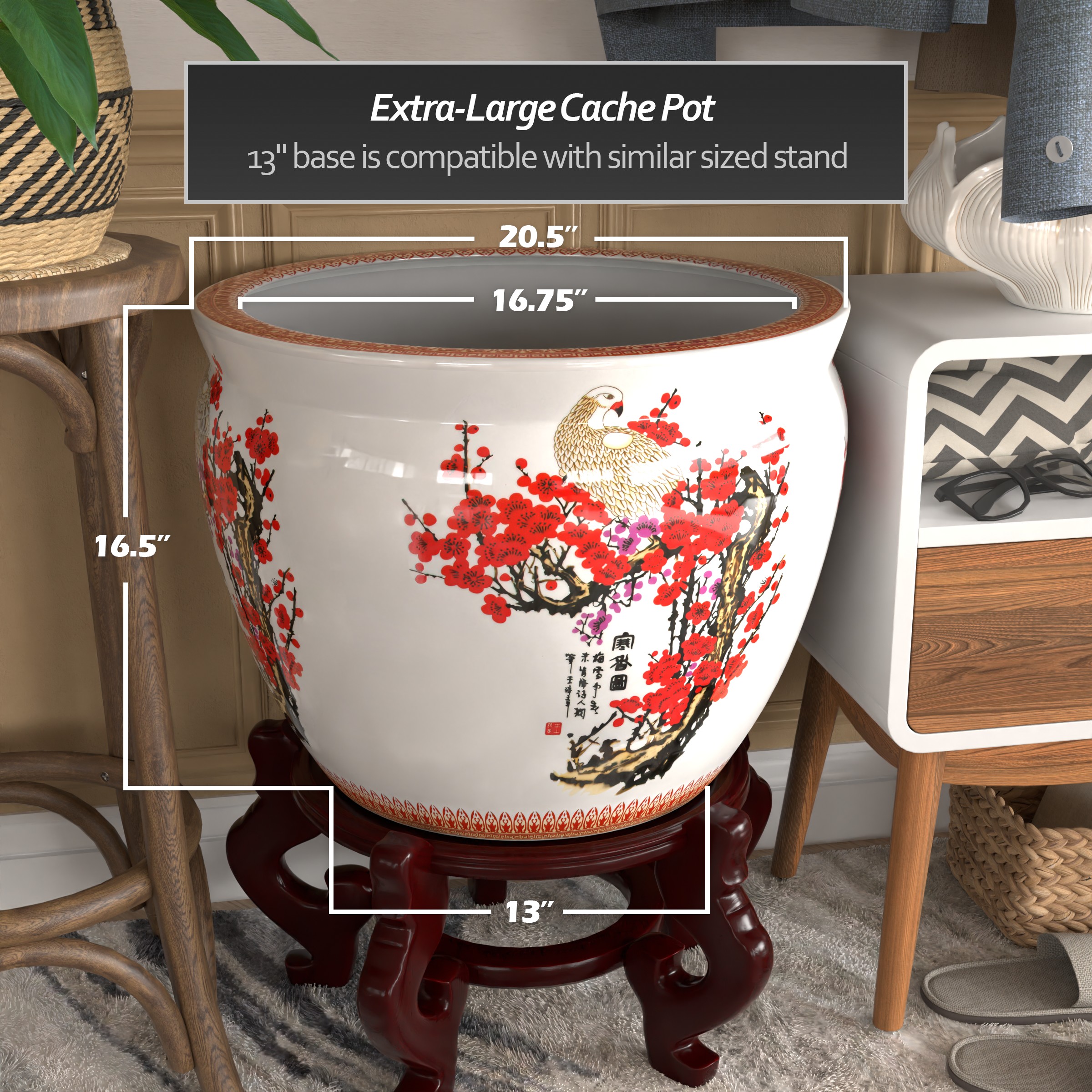 Red Lantern BW-20FISH-CBLOS Planter-Window-Box - View #3