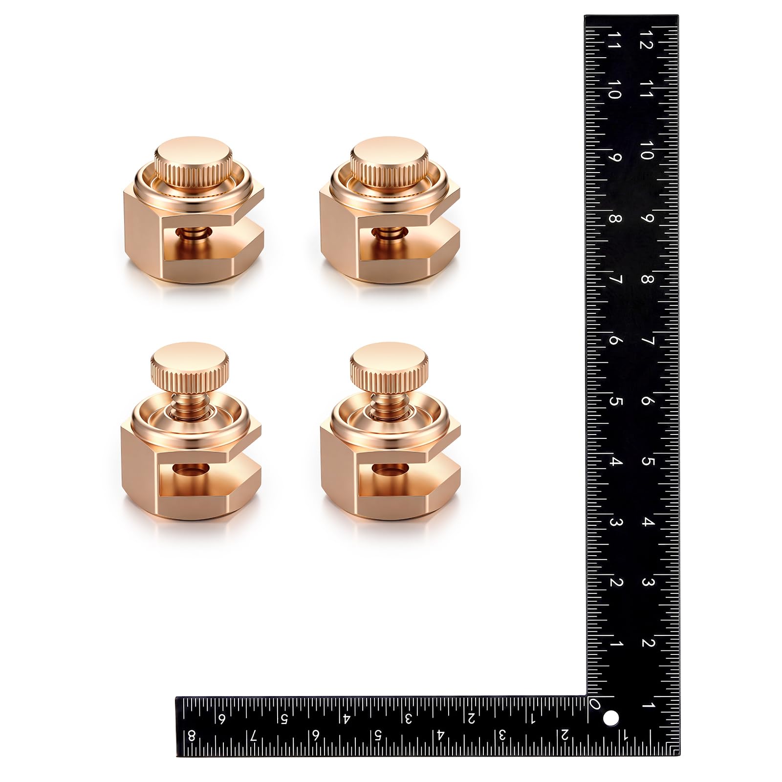 Ahfiwaso Stair Gauges Set with Eight by Twelve Framing Square Aluminum Stair Gauges and Carpenter Square Rafter and Stairs Stringer Layout Tool #LAH0819Q308