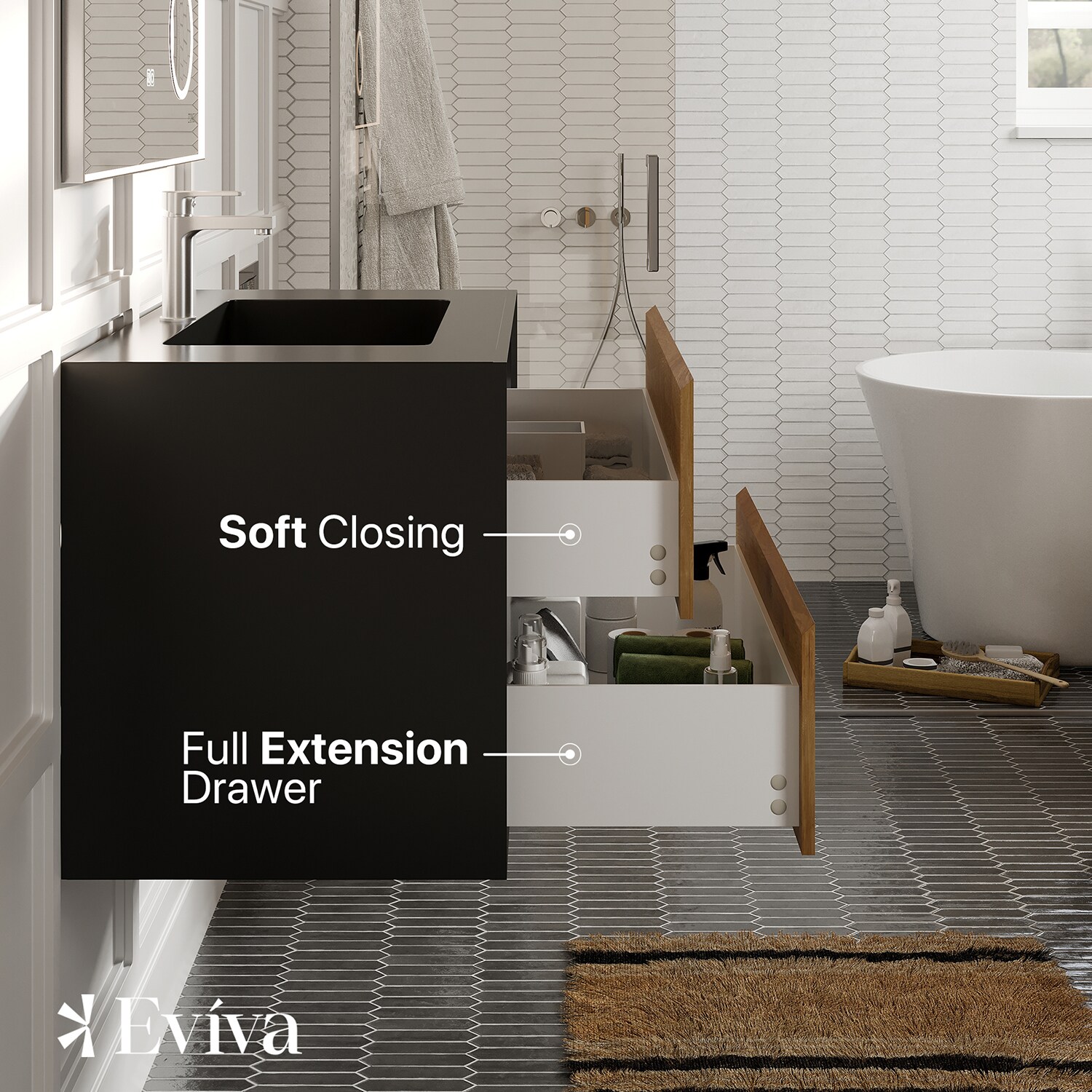 Eviva EVVN777-36OAK-BL Bath-Vanity-Combo - View #5