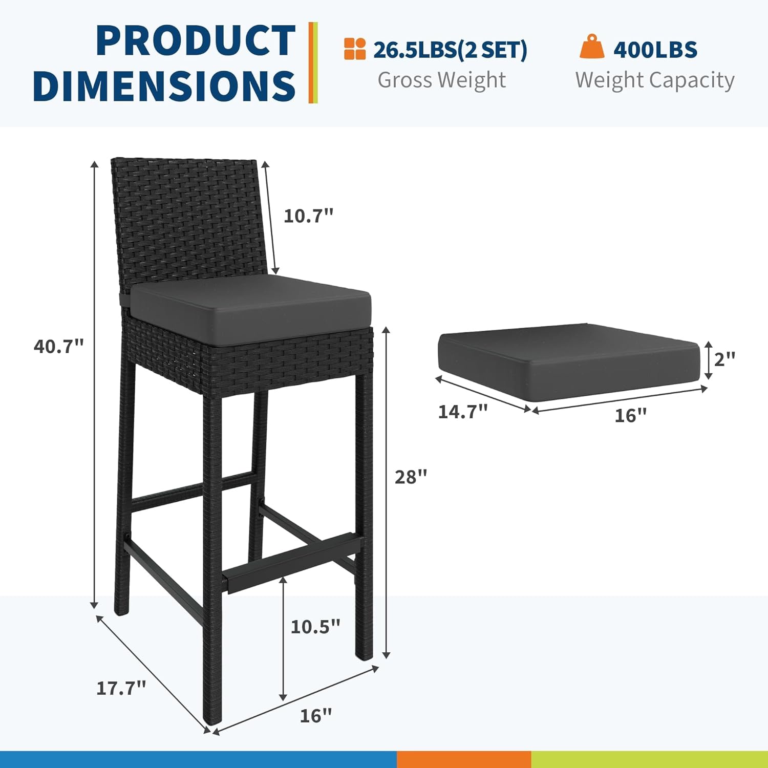 Garvee OYF-PHK-33ARCSEJ stools - View #3