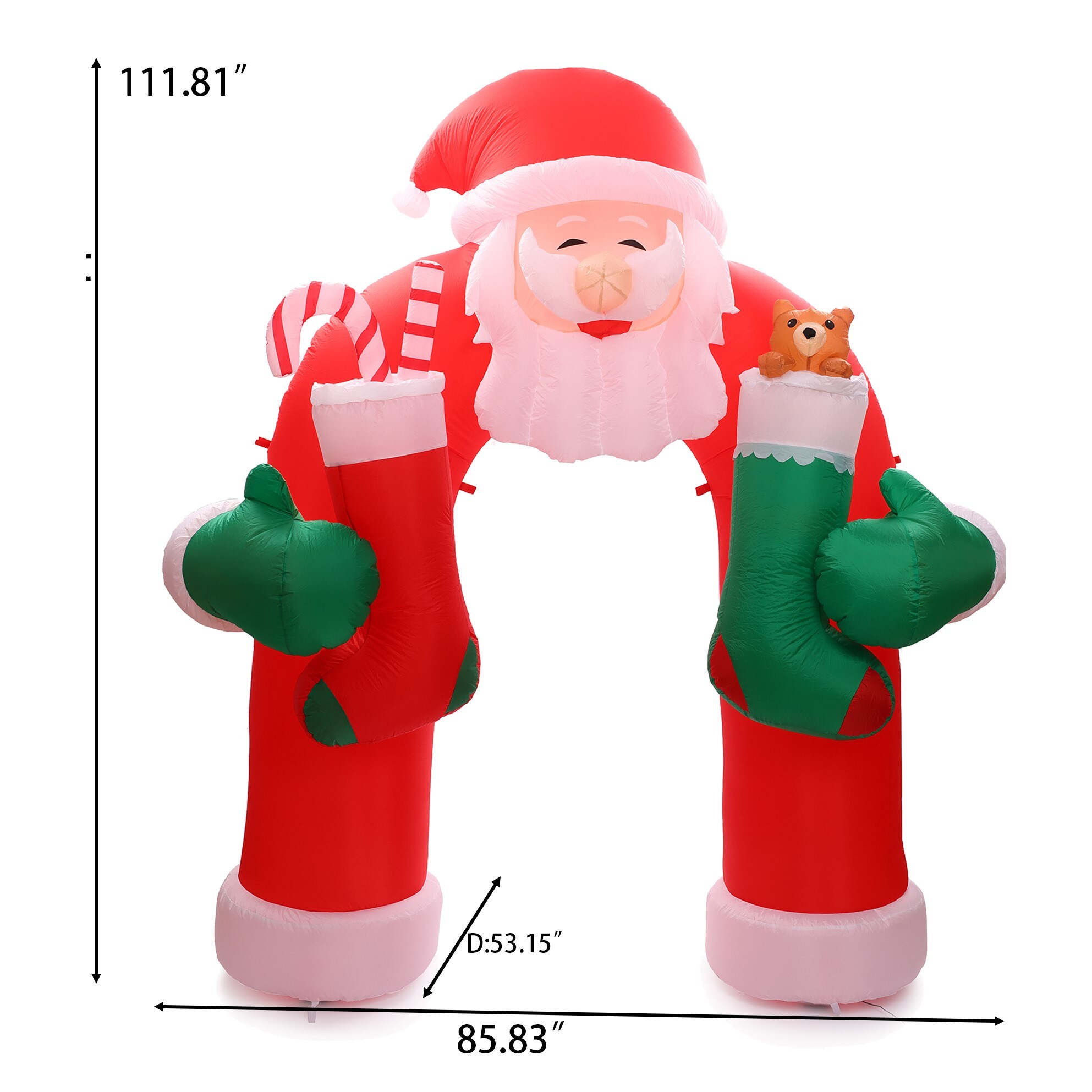 LuxenHome WHIN1626 Christmas-Inflatables - View #18