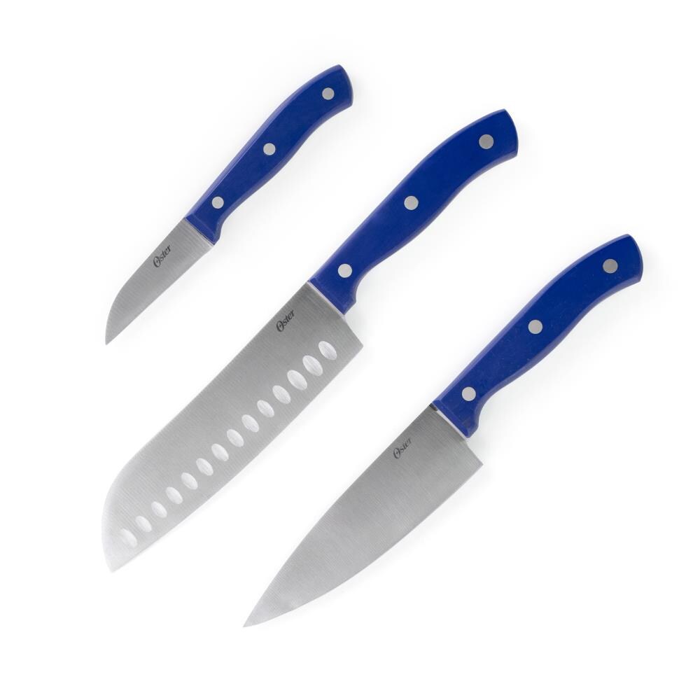 CHUYIREN Blue Knife Set of 6, Blue Kitchen Knives Sets with Block, Knives  set for kitchen, Camping, RV, Dorm, Picnicking, BBQ Dining Products,  Christmas Gift: Home & Kitchen 