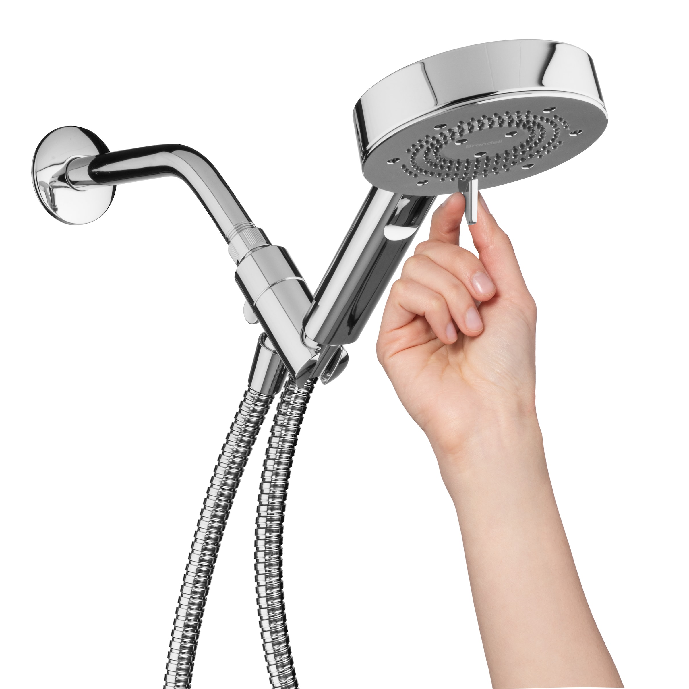Brondell NE80-HSBB-CH Fixed-Showerhead - View #5
